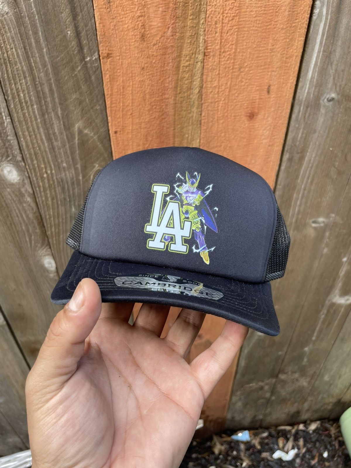 Other Perfect cell Los Angeles dodgers dragon ball trucker hat Size ONE SIZE - 1 Thumbnail