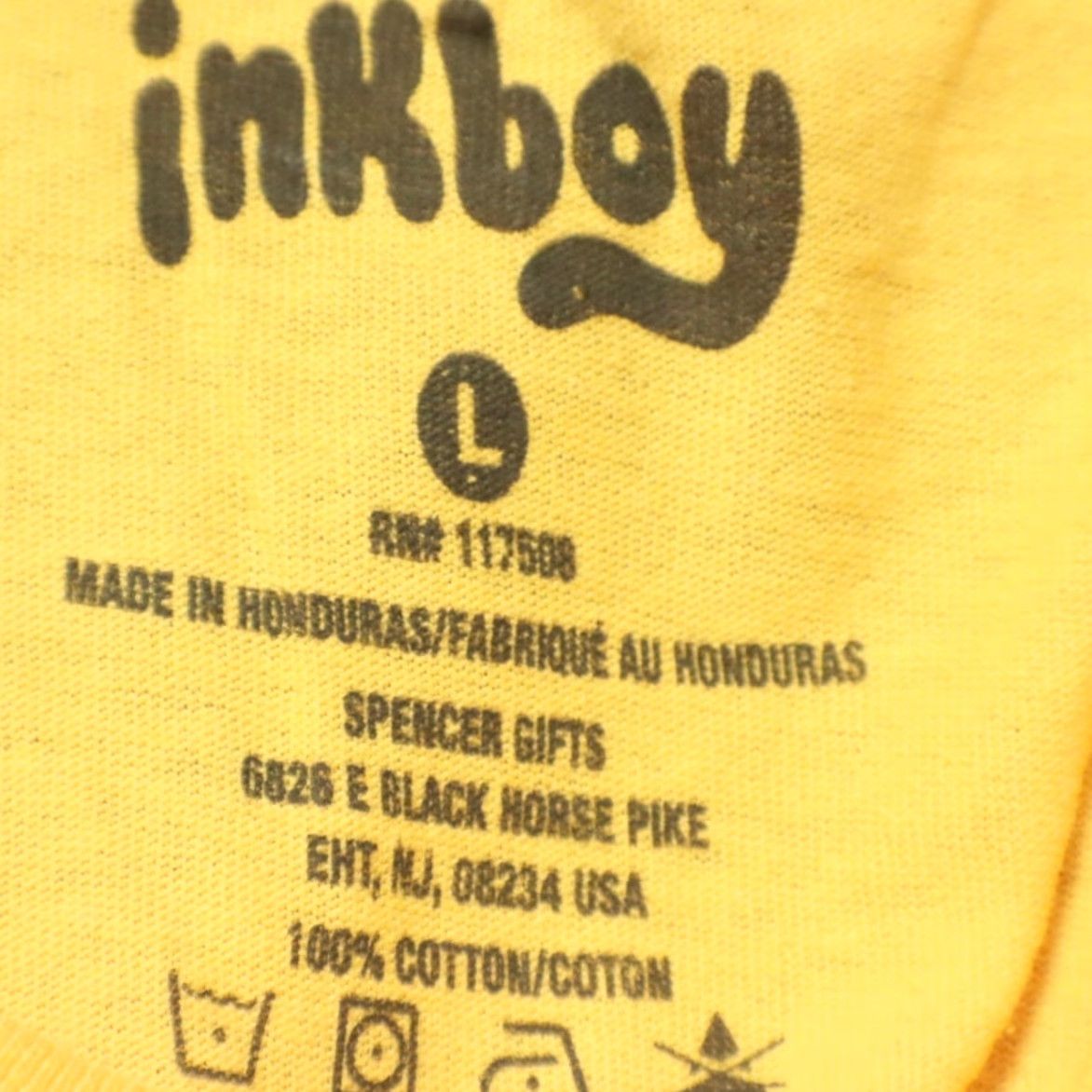 Vintage Inkboy Back Stabber T-Shirt Yellow Men's L Shirt Size US L / EU 52-54 / 3 - 5 Thumbnail