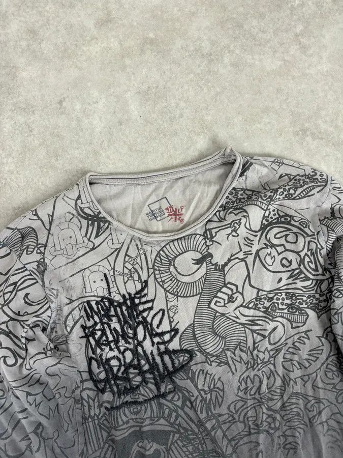 Marithe + Francois Girbaud 2000s Marithé + François Girbaud Faded Grey Tagged Longsleeves Size US M / EU 48-50 / 2 - 4 Thumbnail