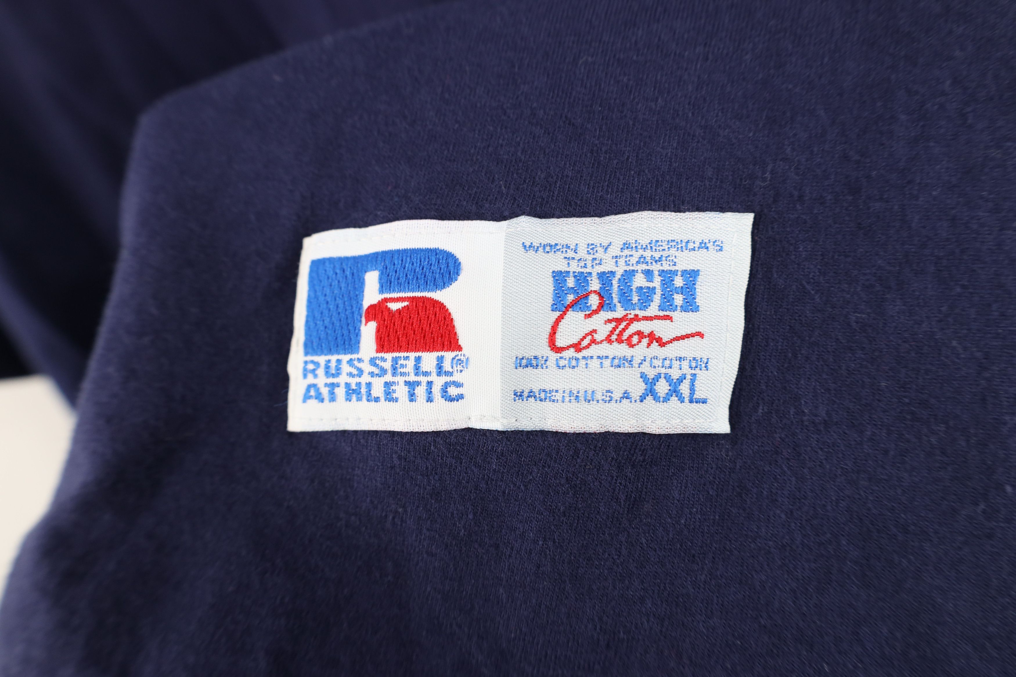 Russell Athletic Vintage 90s Russell Athletic Cotton Pocket T-Shirt USA Size US XXL / EU 58 / 5 - 7 Thumbnail