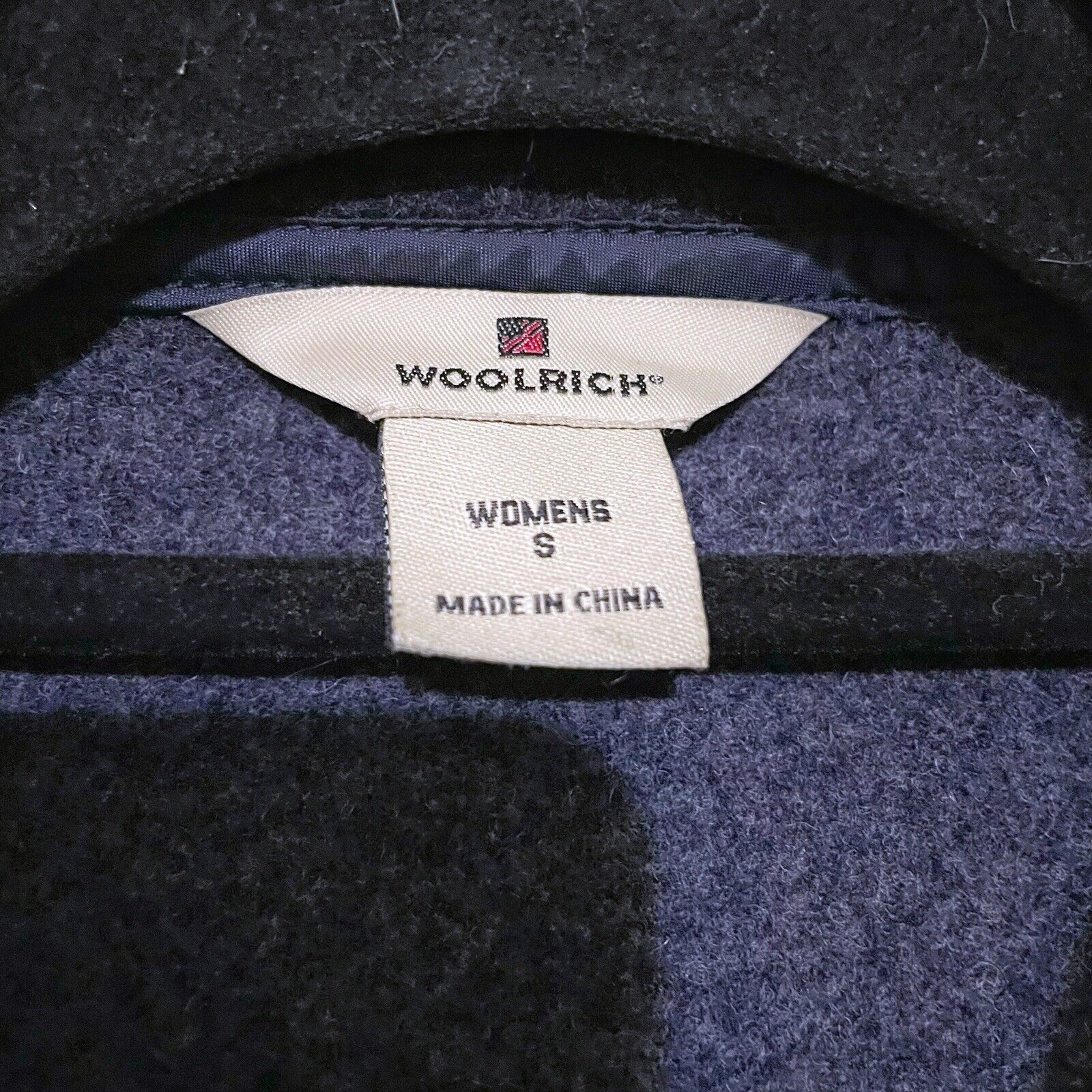 Woolrich Woolen Mills Woolrich Deep Navy Heather Wool Zip Up Jacket Small Size S / US 4 / IT 40 - 2 Thumbnail