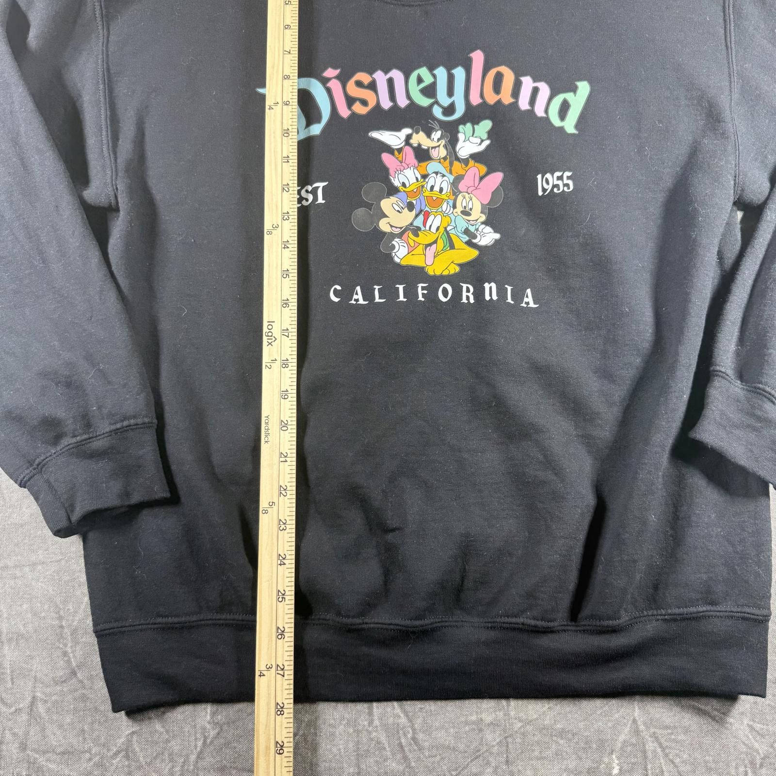 Disney Disney Sweater Women's L Black Disneyland Crewneck Size ONE SIZE - 3 Thumbnail