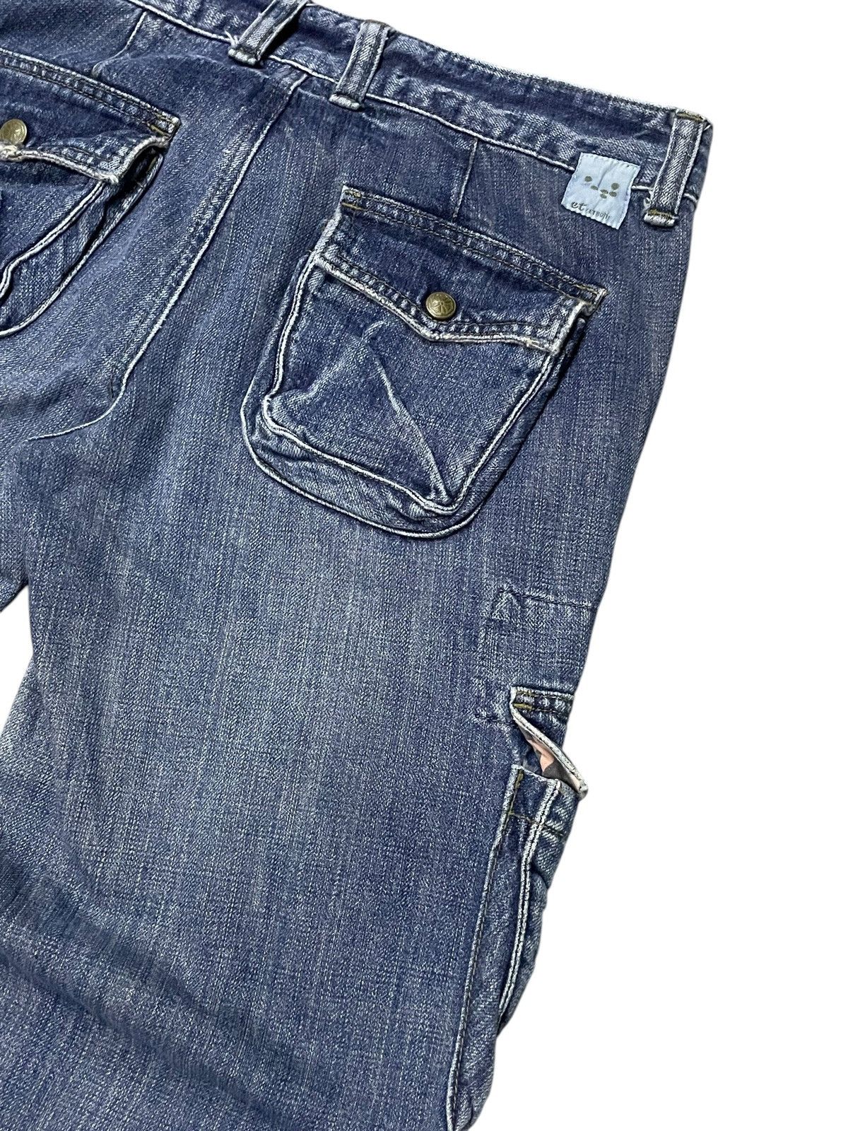 Hysteric Glamour ETBOITE Japan Cargo Flare Surplus Denim Jeans Size US 30 / EU 46 - 17 Thumbnail
