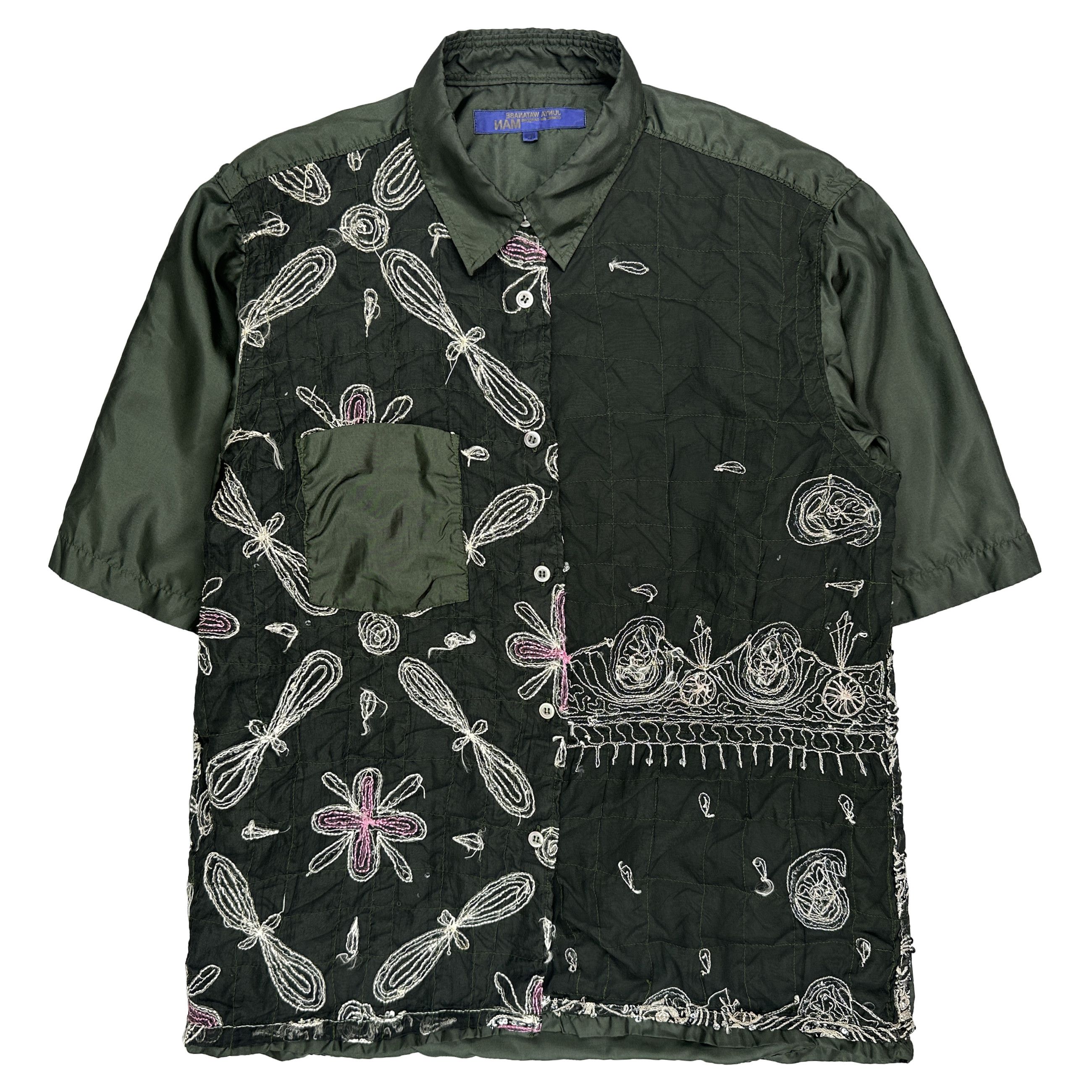 Comme des Garcons × Junya Watanabe AD2004 Embroidered Dress Shirt Size US L / EU 52-54 / 3 - 1 Preview