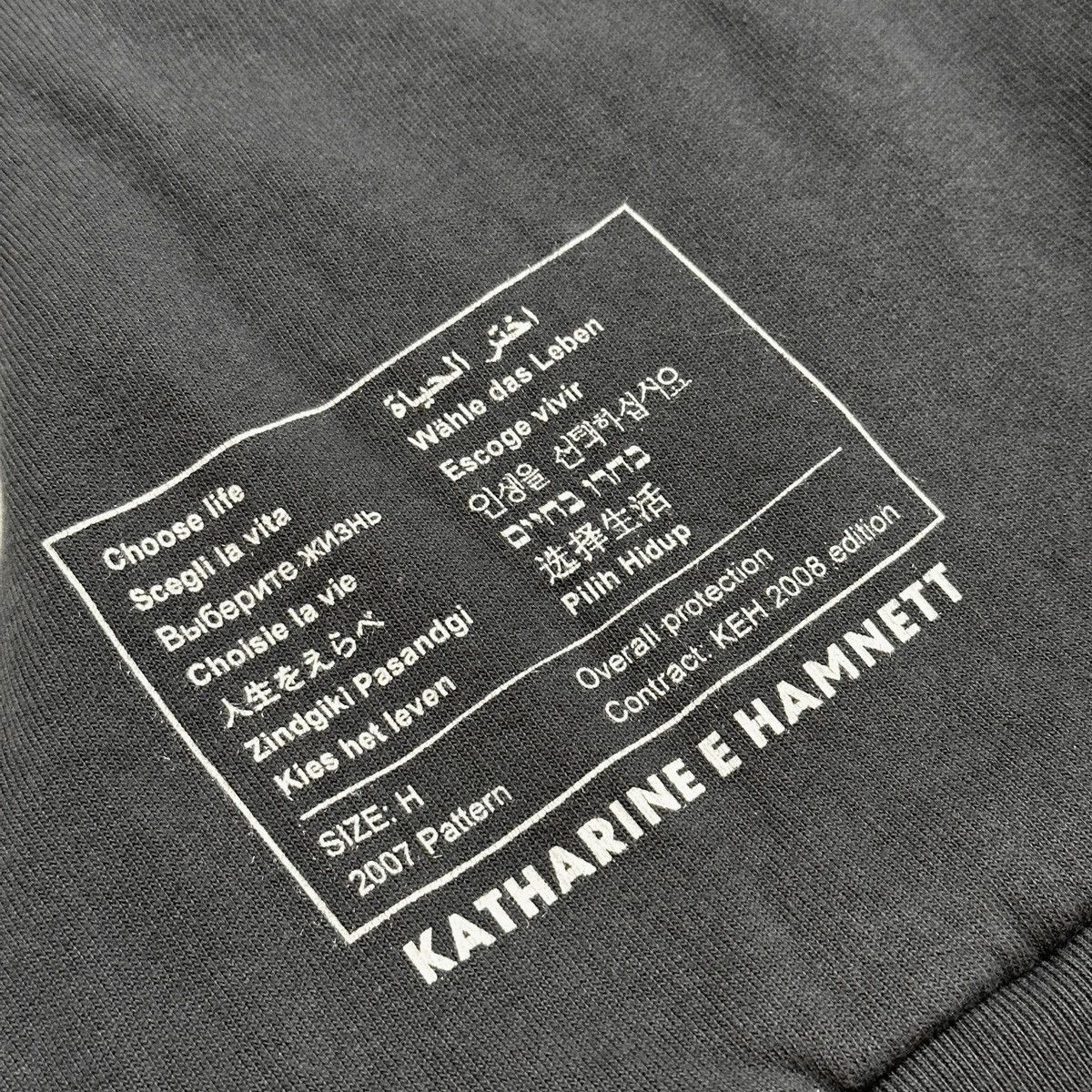 Japanese Brand Vintage Katharine Hamnett Skull Clean Up Or Die Hoodie Size US S / EU 44-46 / 1 - 6 Thumbnail