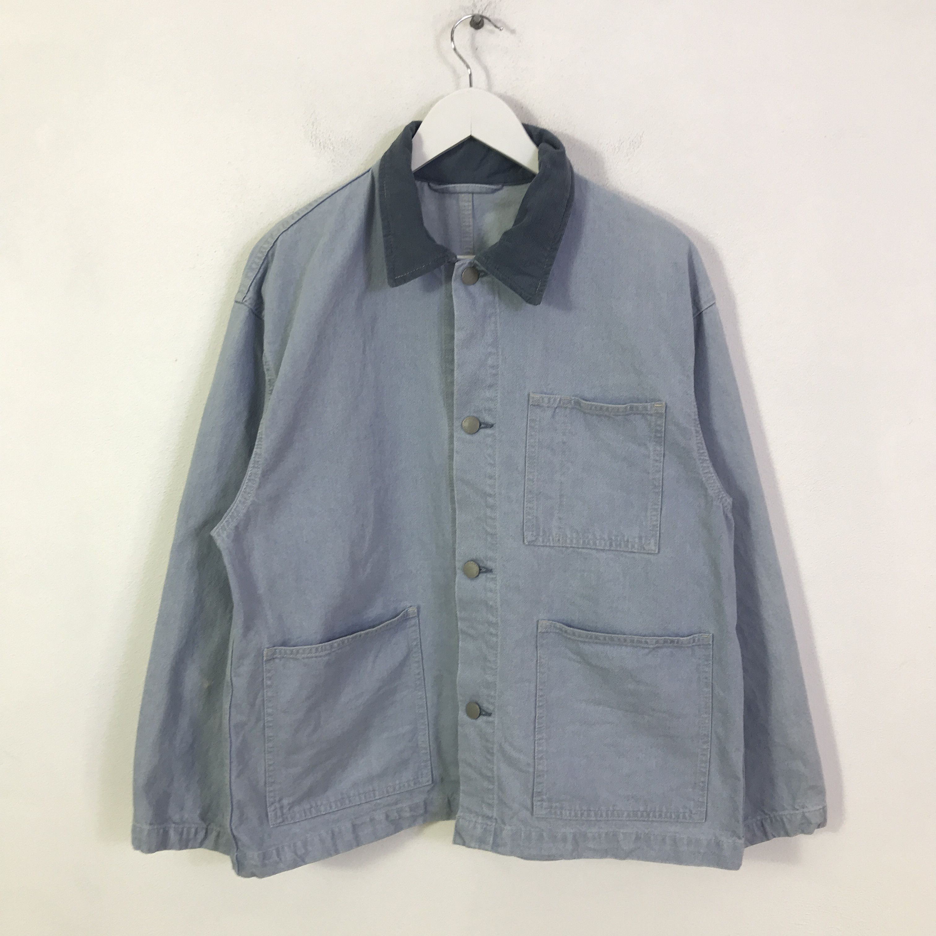 GU gu chore jeans jacket K116B23 Size US M / EU 48-50 / 2 - 1 Thumbnail