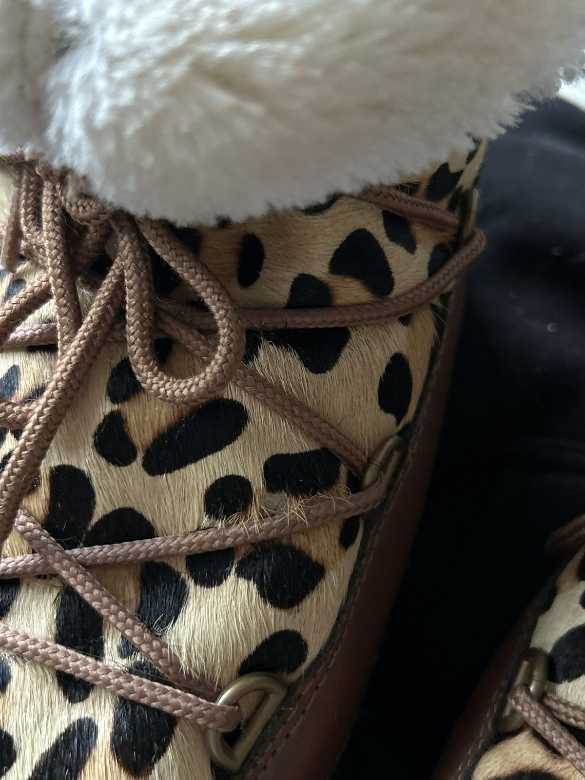 Moon Boot Leopard boots moonboot style yeti Size US 6.5 / IT 36.5 - 10 Thumbnail