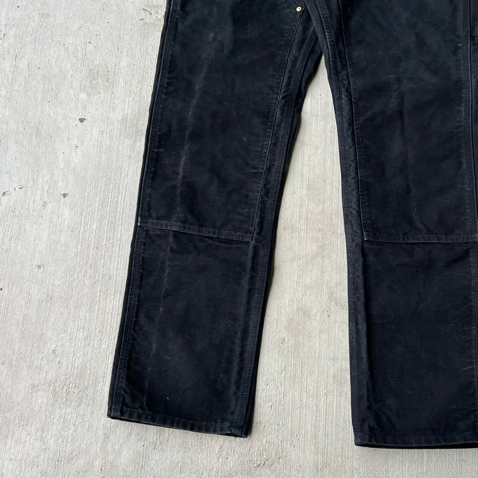 Carhartt × Vintage Carhartt black double knee work wear carpenter pants Size US 29 - 3 Thumbnail