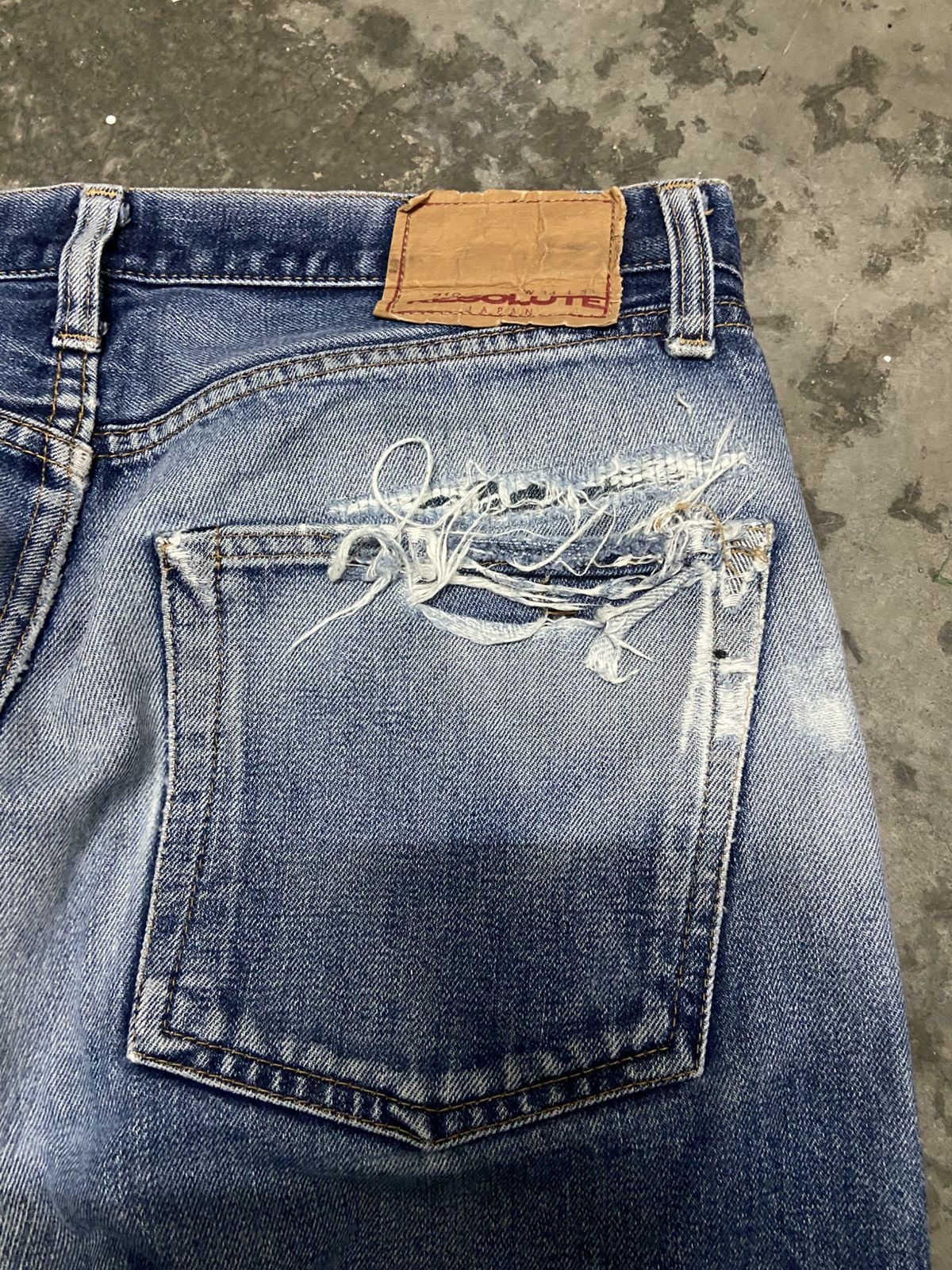 RESOLUTE Final Drop 💥💥 Resolute Distressed Selvedge Denim Size US 34 / EU 50 - 17 Thumbnail