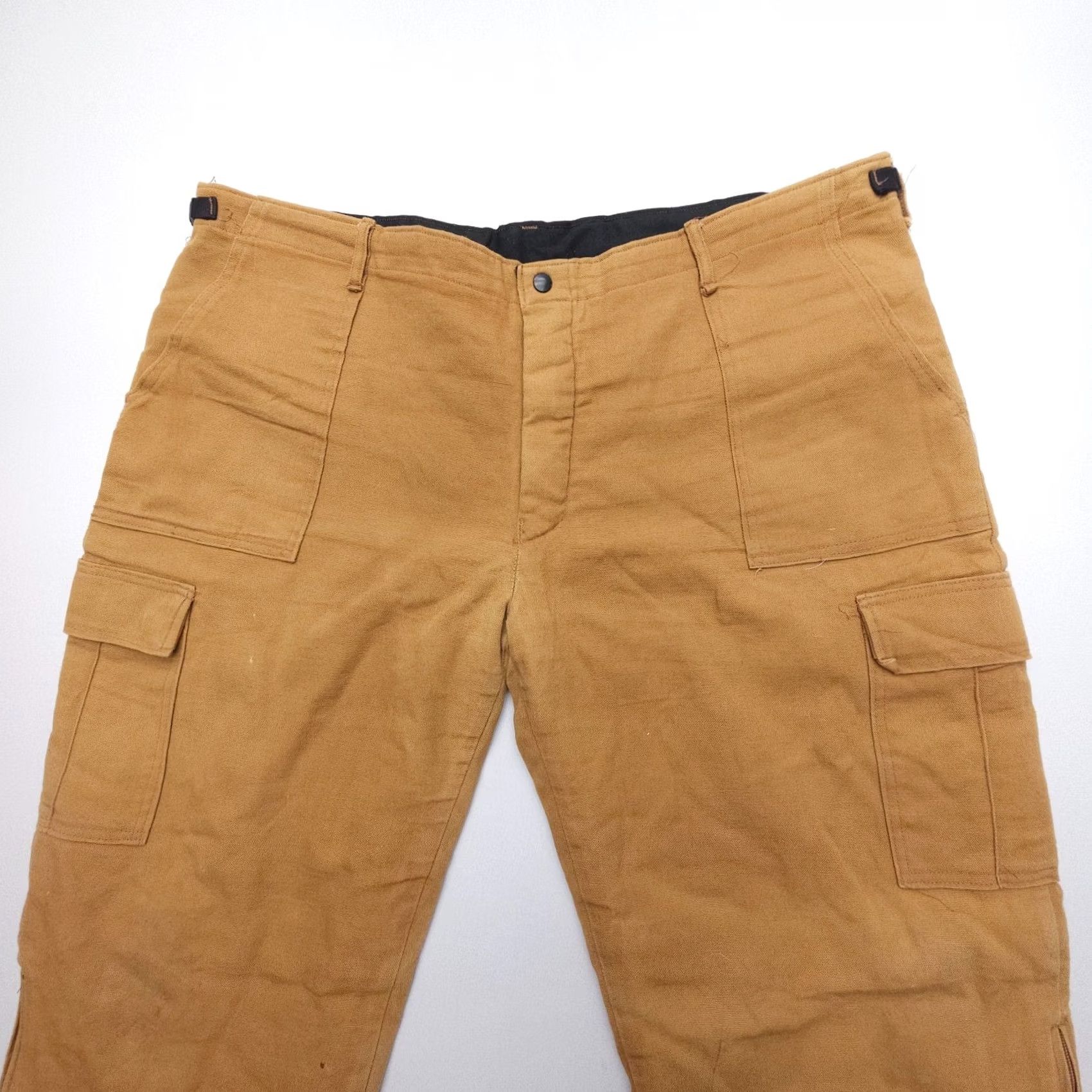 Vintage Prestige Apparel Pants Cargo 2XL Brown Cotton Lined 5-Pocket Workwear Vintage VTG Not N/A Size US 39 - 6 Thumbnail