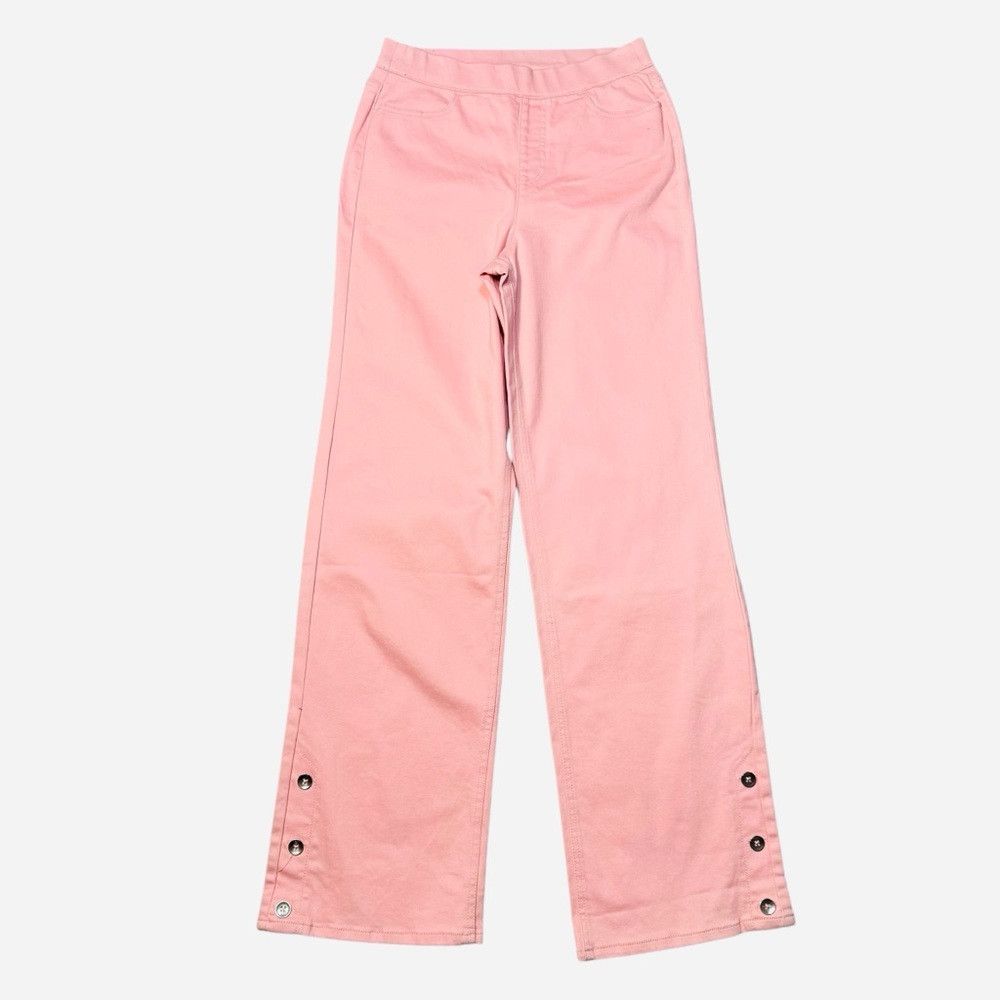 Isaac Mizrahi New Isaac Mizrahi Live! True Denim Wide Leg Cheeky Pink Jea Size 27" / US 4 / IT 40 - 2 Thumbnail
