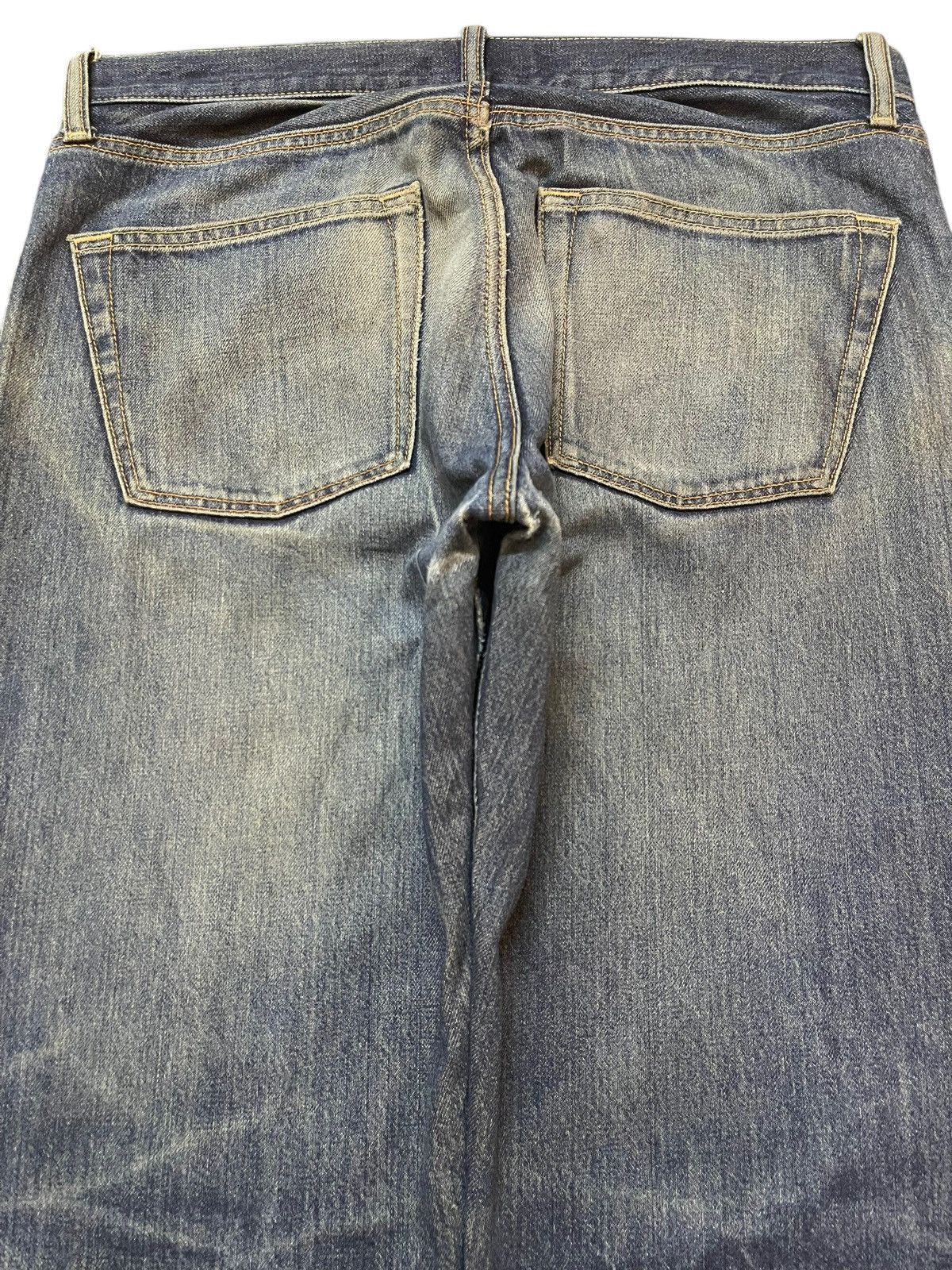 Uniqlo Vintage Japanese Uniqlo Mud Wash Style Baggy Jeans Size US 35 - 5 Thumbnail