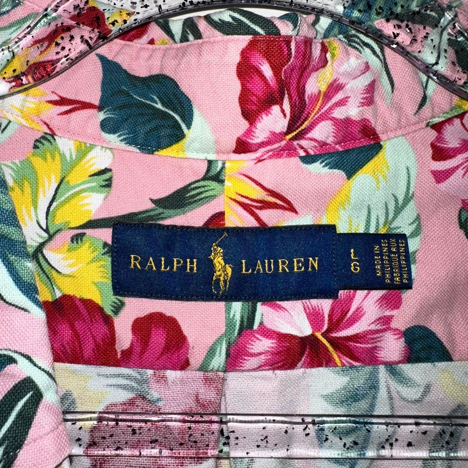 Ralph Lauren Ralph Lauren Floral Hawaiian SS Button Down shirt size L Size US L / EU 52-54 / 3 - 2 Thumbnail