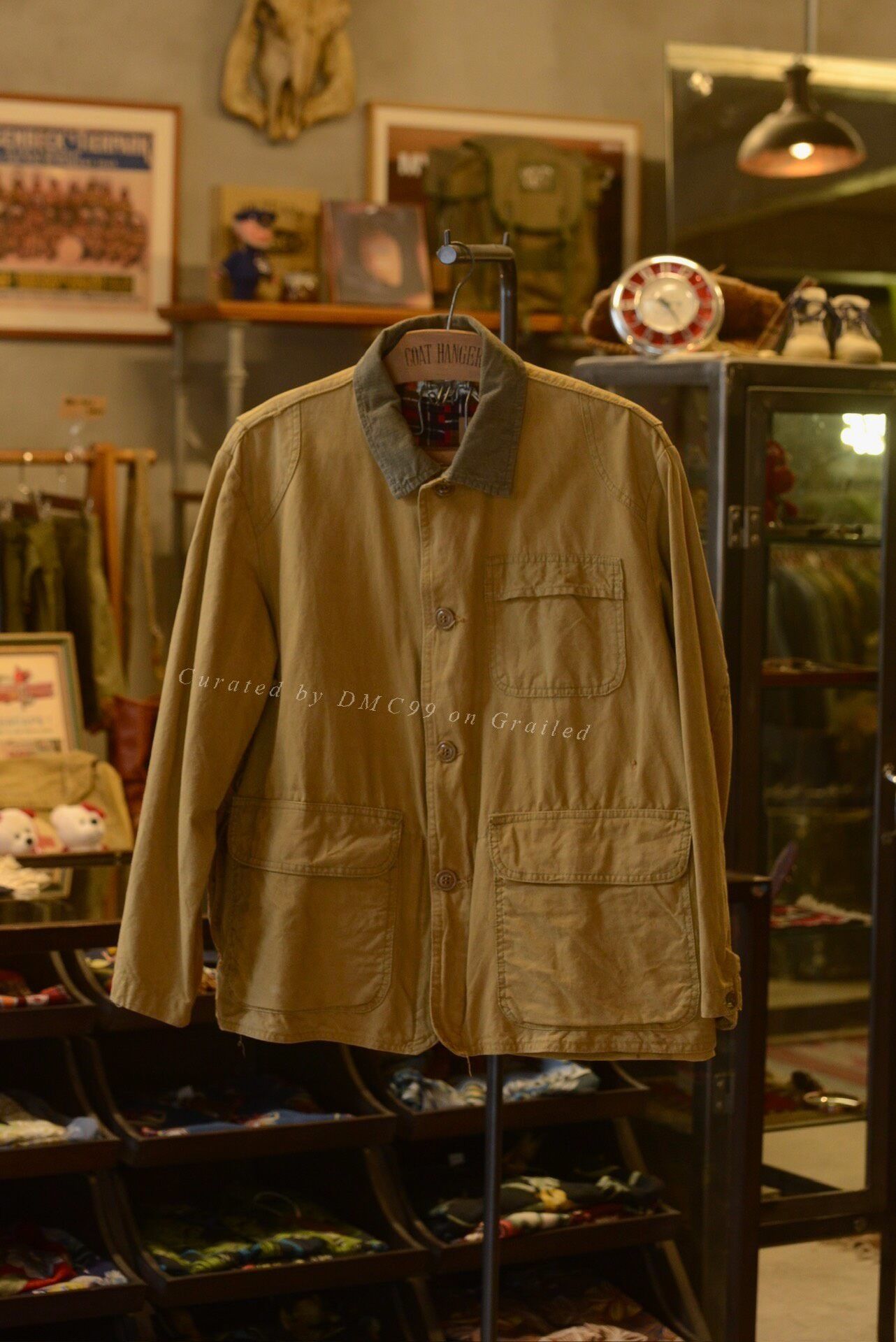 Afield Out 1970s Safari Jacket Corduroy Collar Size US S / EU 44-46 / 1 - 1 Thumbnail