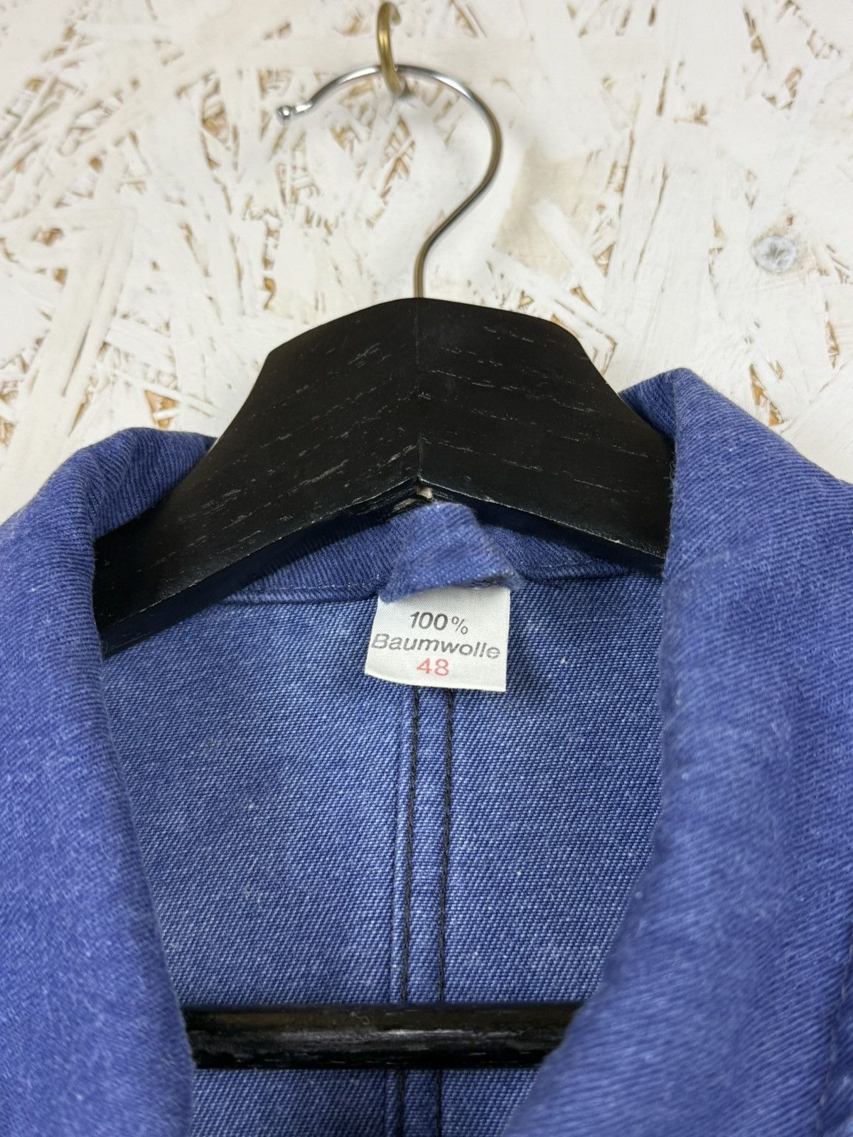 Vintage Vintage French Workwear Chore Utility Jacket Blue Size 48 M Size US M / EU 48-50 / 2 - 6 Thumbnail
