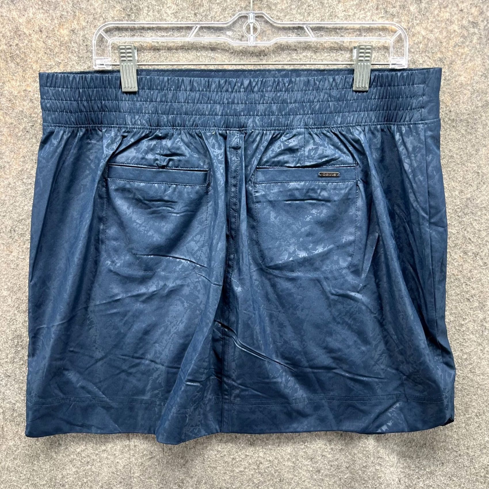 Orvis Orvis Skirt Women Large Blue Navy Athletic Training Polyester Skort Tennis Casual Travel Size 36" / US 14 / IT 50 - 2 Thumbnail