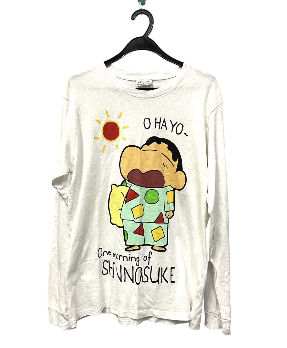 Vintage Crayon Shinchan 90s Shirt Longsleeve Japanese Anime Long  
