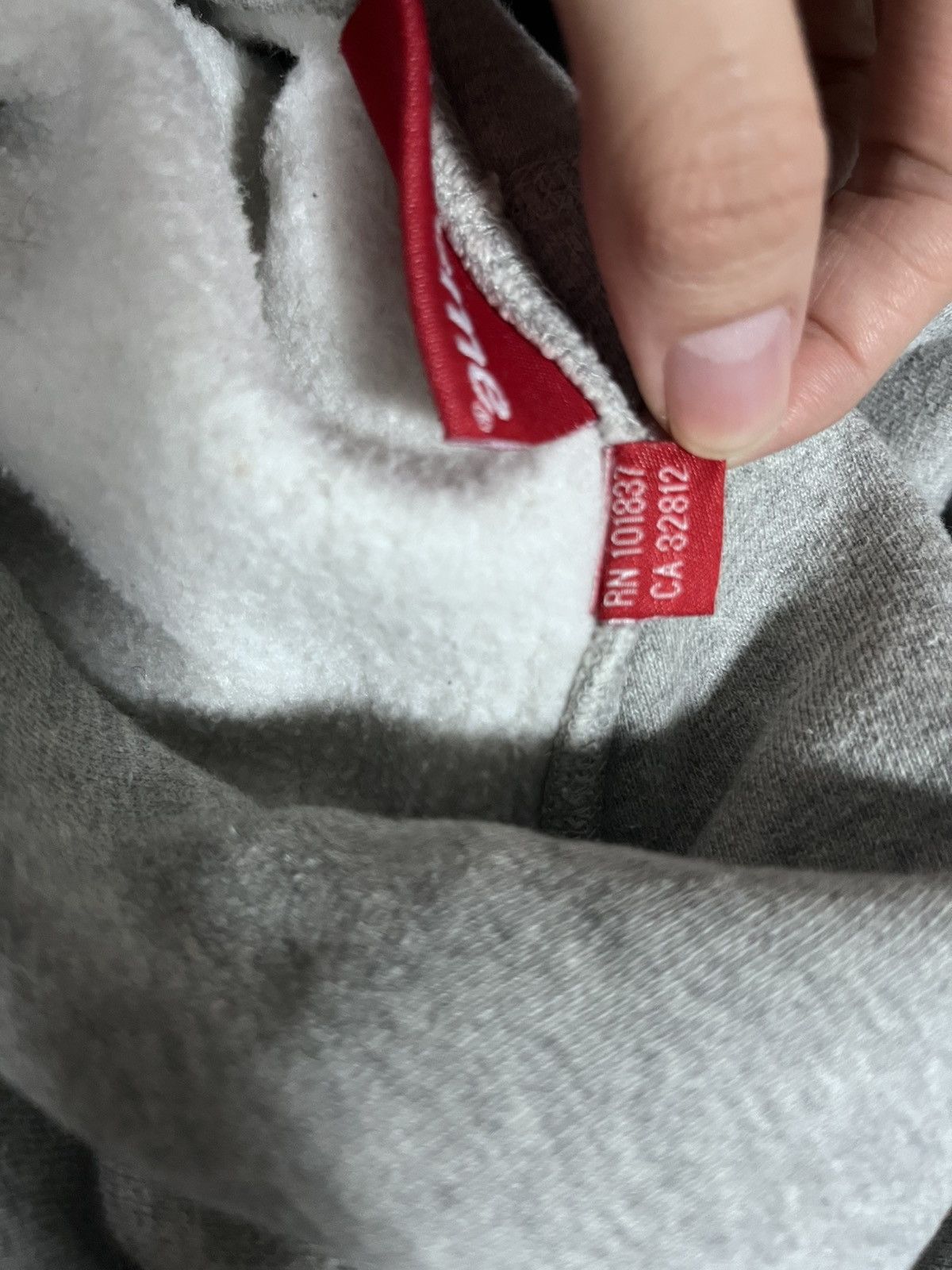 Supreme Supreme Grey hoodie Size US S / EU 44-46 / 1 - 5 Thumbnail