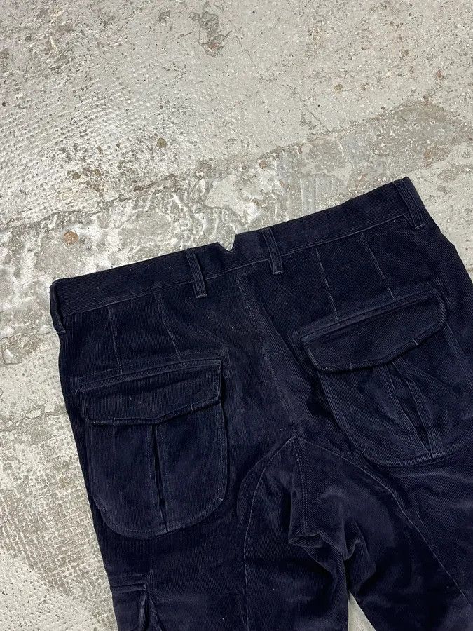 Emporio Armani AW2011 Emporio Armani Navy Corduroy Cargo Pants Size US 32 / EU 48 - 8 Thumbnail