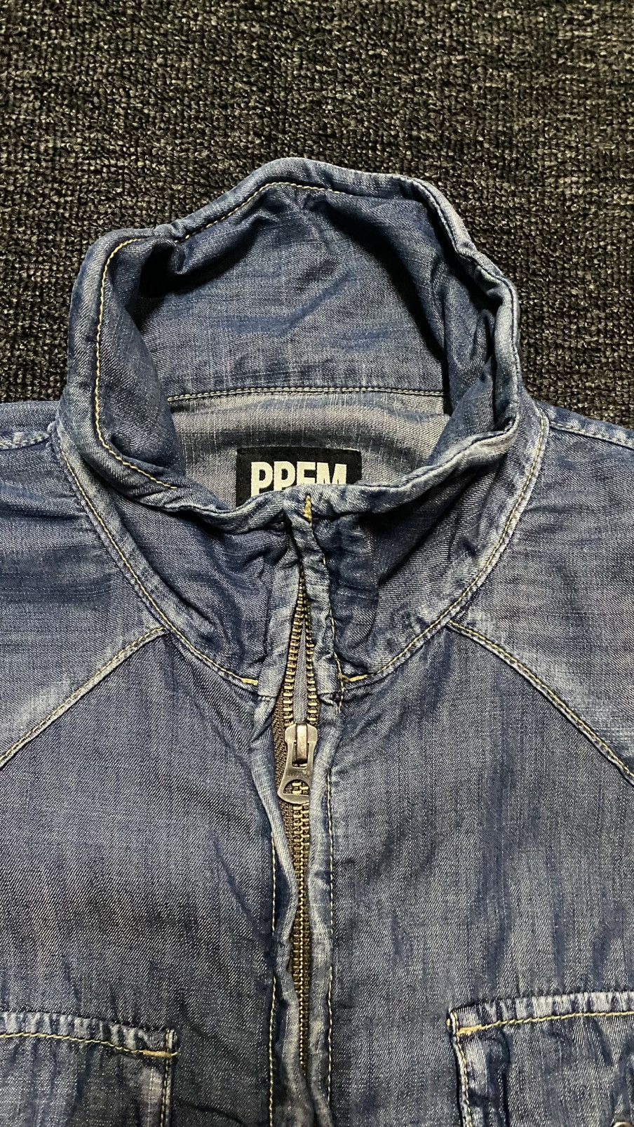 If Six Was Nine × Japanese Brand PPFM Short Sleeve Zipper Shirt Size S / US 4 / IT 40 - 3 Thumbnail