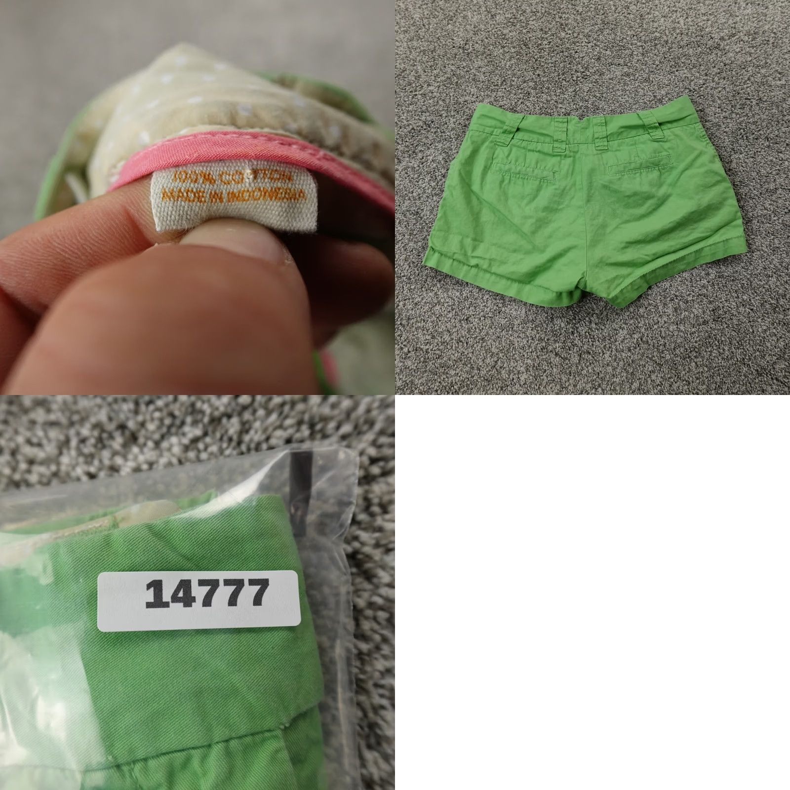 J.Crew J.CREW Shorts Womens 4 Green Chino Mid Rise Flat Front Casual Preppy Shorts Mens Womens Girls Size 27" / US 4 / IT 40 - 8 Thumbnail