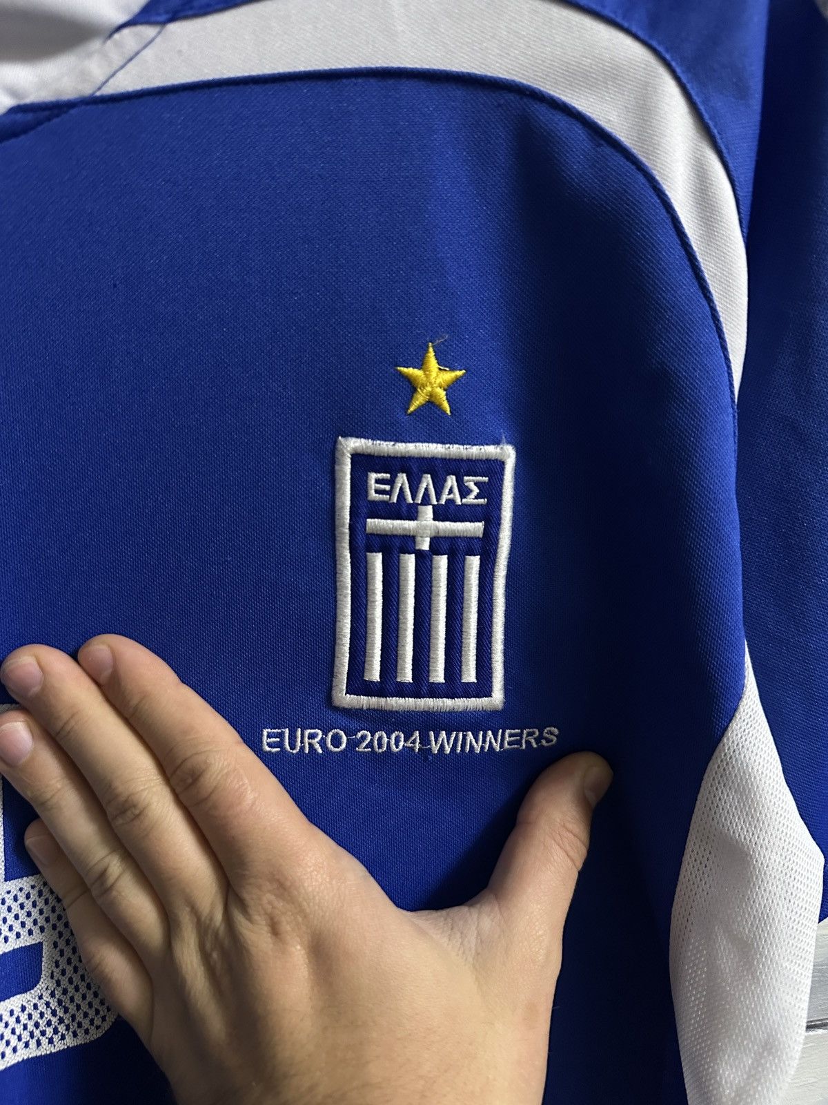 Vintage Rare Vintage Soccer Jersey Greece Charisteas Euro 2005 Win Size US M / EU 48-50 / 2 - 3 Thumbnail
