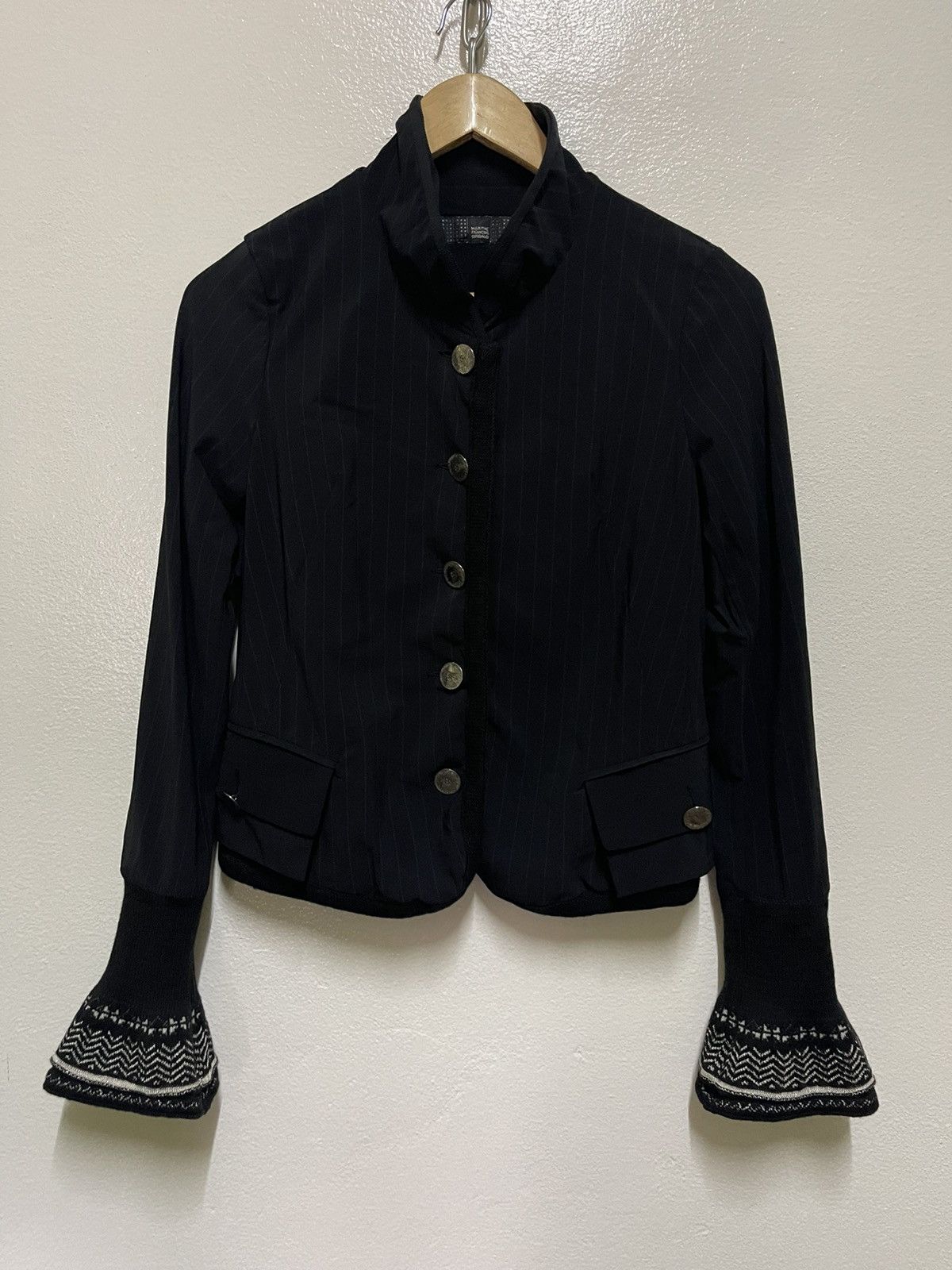 Marithe + Francois Girbaud MFG Long Sleeve Stretch Button Size S / US 4 / IT 40 - 1 Thumbnail