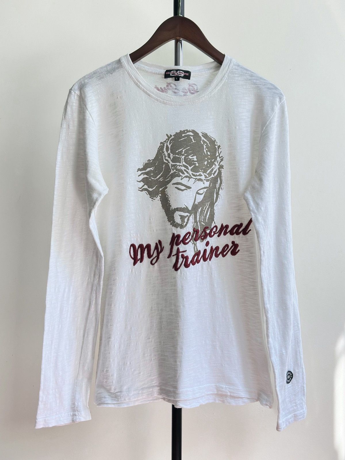 Vintage VINTAGE Y2K DE PUTA MADRE 69 JESUS PRINT LONG SLEEVE SHIRT Size US M / EU 48-50 / 2 - 1 Thumbnail