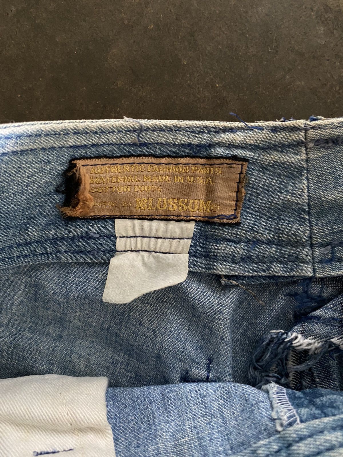 Kapital Kountry Y2k FLARE BLUSSOM IFSIXWASNINE DENIM PANTS Size US 27 - 11 Thumbnail