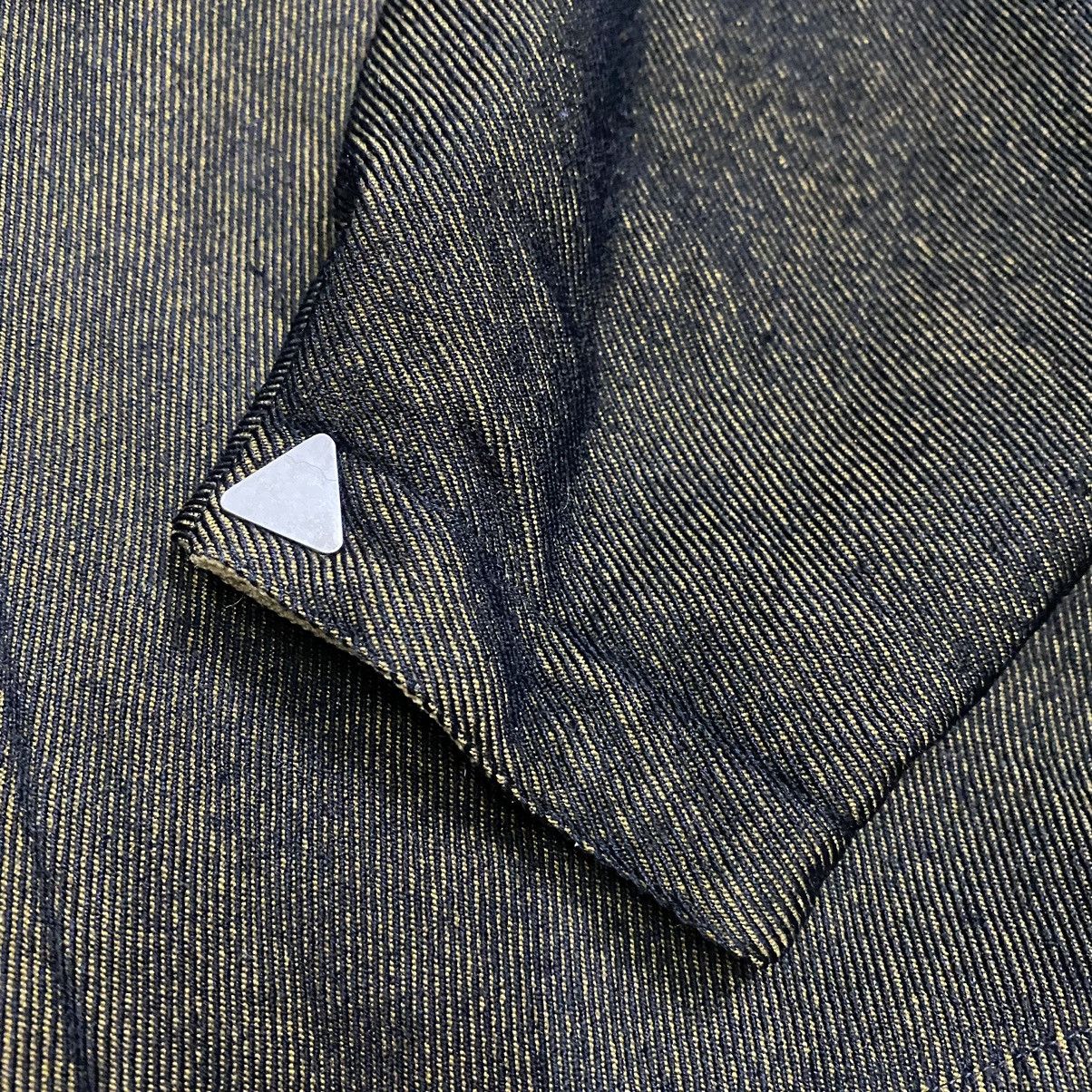 Thierry Mugler Thierry Mugler 80s denim triagle metal button Size US M / EU 48-50 / 2 - 14 Thumbnail