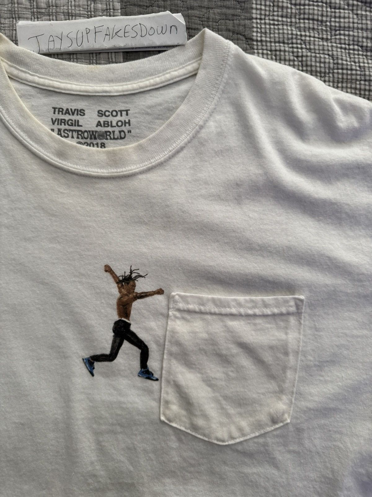 Travis Scott × Virgil Abloh Travis Scott x Virgil Abloh Tee Cactus Jack Version Size US L / EU 52-54 / 3 - 3 Thumbnail
