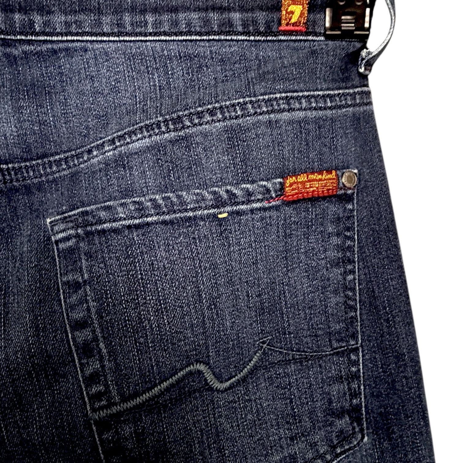 7 For All Mankind 7 For All Mankind Jeans Mens 34x32 Blue The Straight Dark Size US 34 / EU 50 - 8 Thumbnail