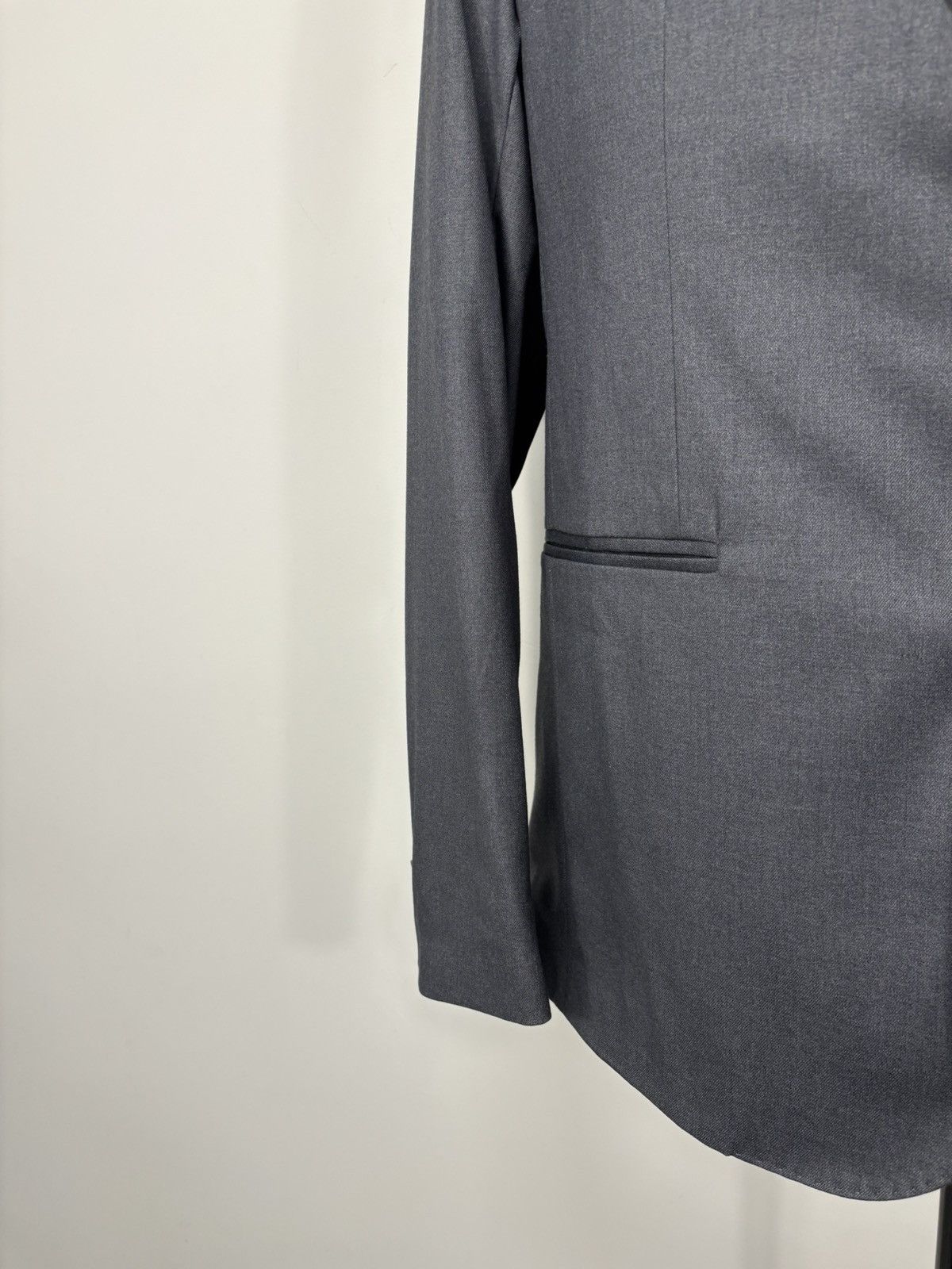 Other Linea Sartoriale Men’s Grey Super 150s Wool Blazer Jacket Size 42R - 4 Thumbnail