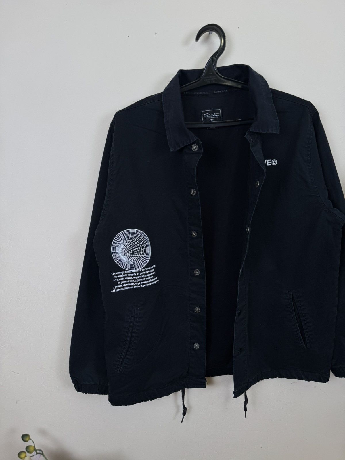 Primitive Primitive Moon Coach Jacket Skateboarding Streetwear L Hype Size US L / EU 52-54 / 3 - 19 Thumbnail