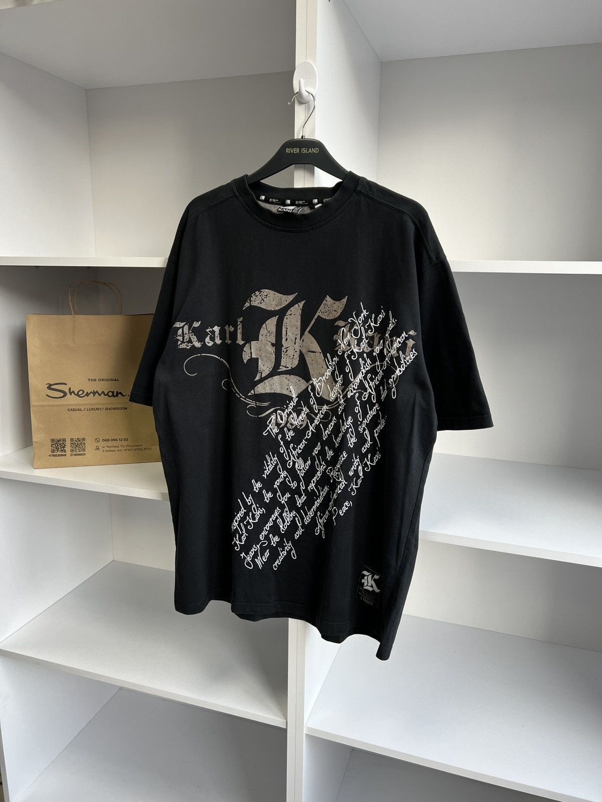 Karl Kani × Vintage Vintage Karl Kani Overprinted Rap Style 90s Tee Size US XL / EU 56 / 4 - 3 Thumbnail