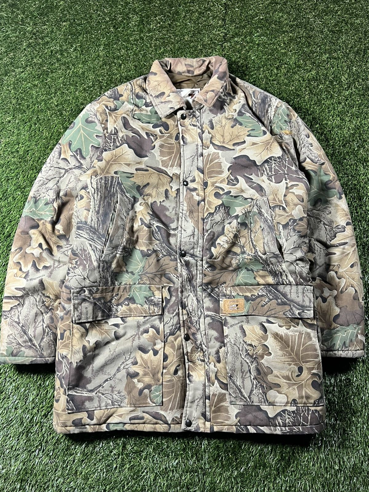 Realtree Vintage 90s Real Tree Camo Fall Winter Chore Detroit Jacket Size US XL / EU 56 / 4 - 1 Thumbnail