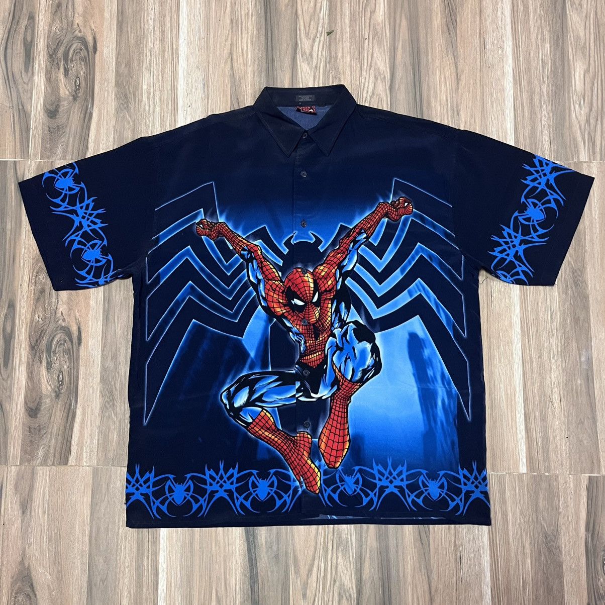Marvel Comics × Vintage Vintage Marvel Spiderman Size US XXL / EU 58 / 5 - 1 Thumbnail