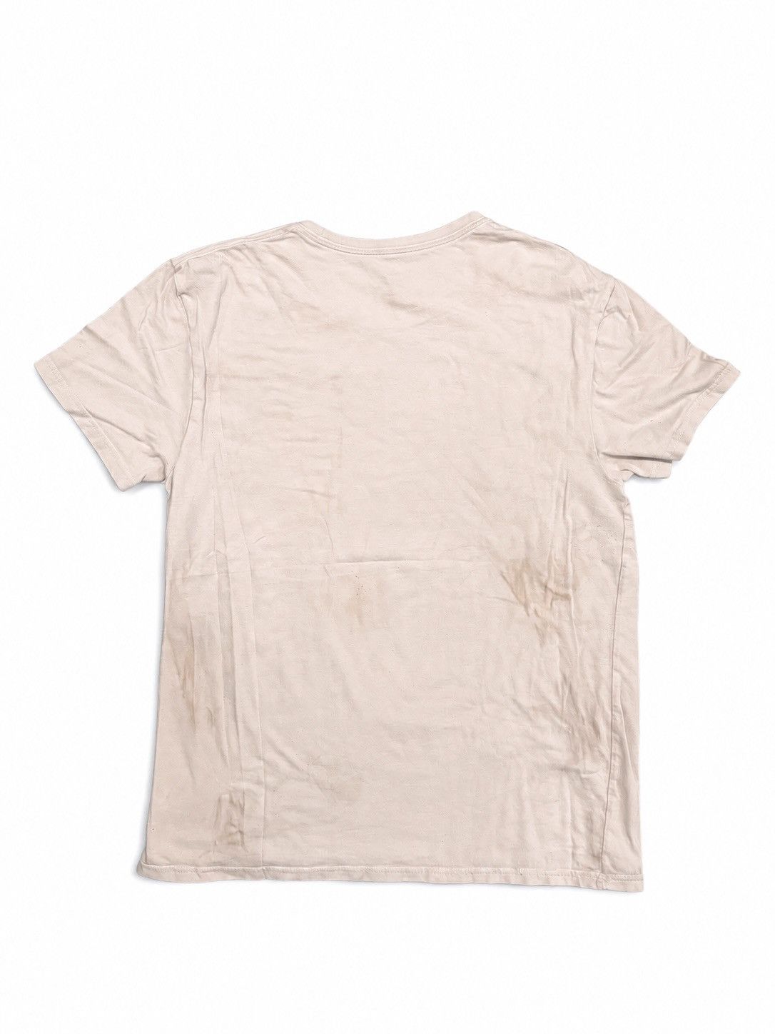 Vintage 90s light pink coffee dyed blank tee Size US L / EU 52-54 / 3 - 2 Thumbnail