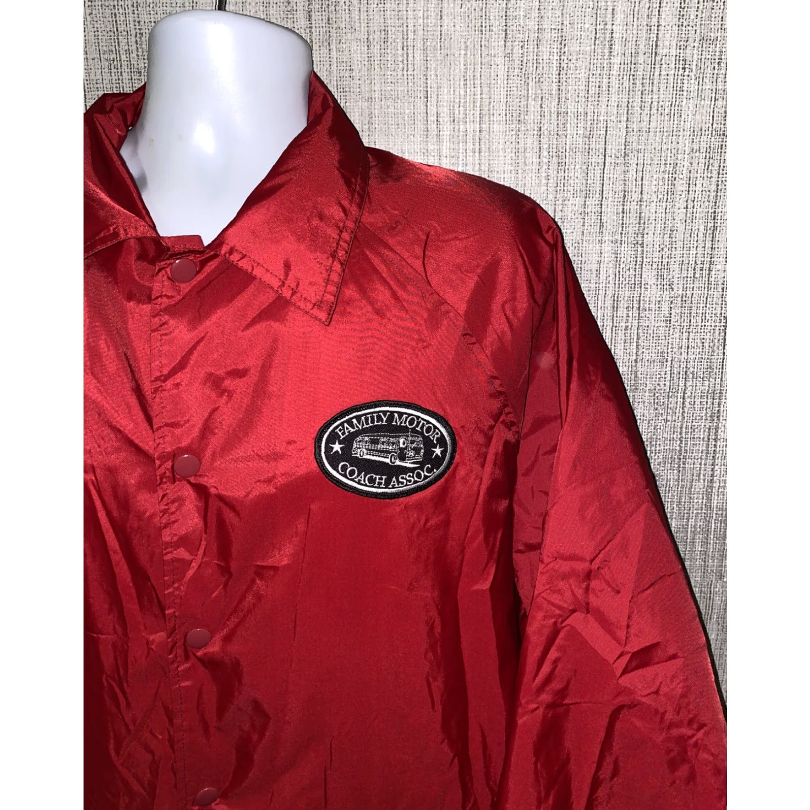 Port Authority Port Authority Red Sport Tek Jacket Mens Size L Snap Button Size US L / EU 52-54 / 3 - 2 Thumbnail