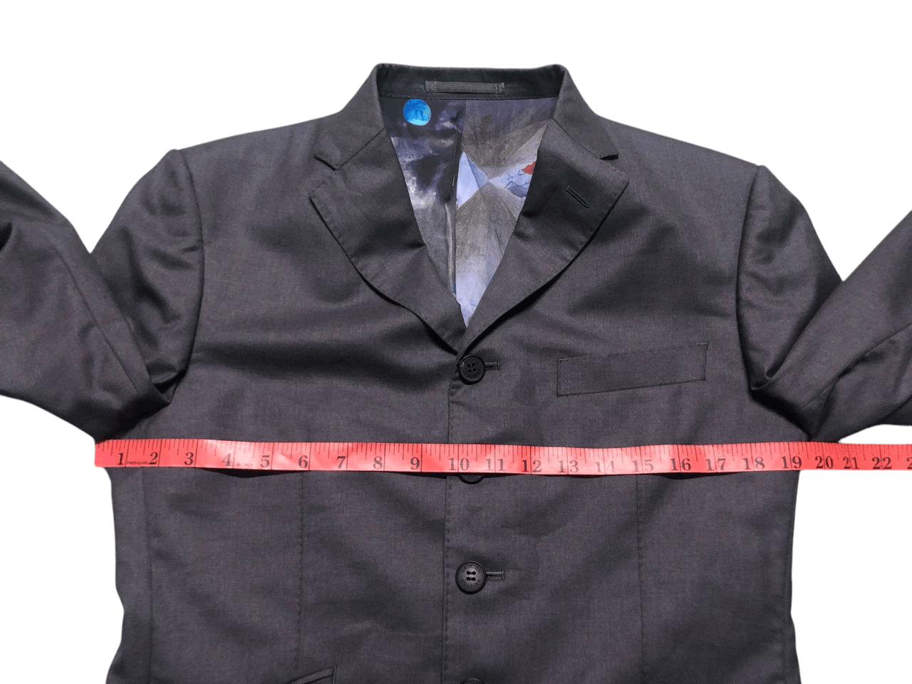 Designer Rare💥ARISTON HARRYTOIT 5 BUTTON BLAZER FULL PRINT LINING Size US S / EU 44-46 / 1 - 18 Thumbnail