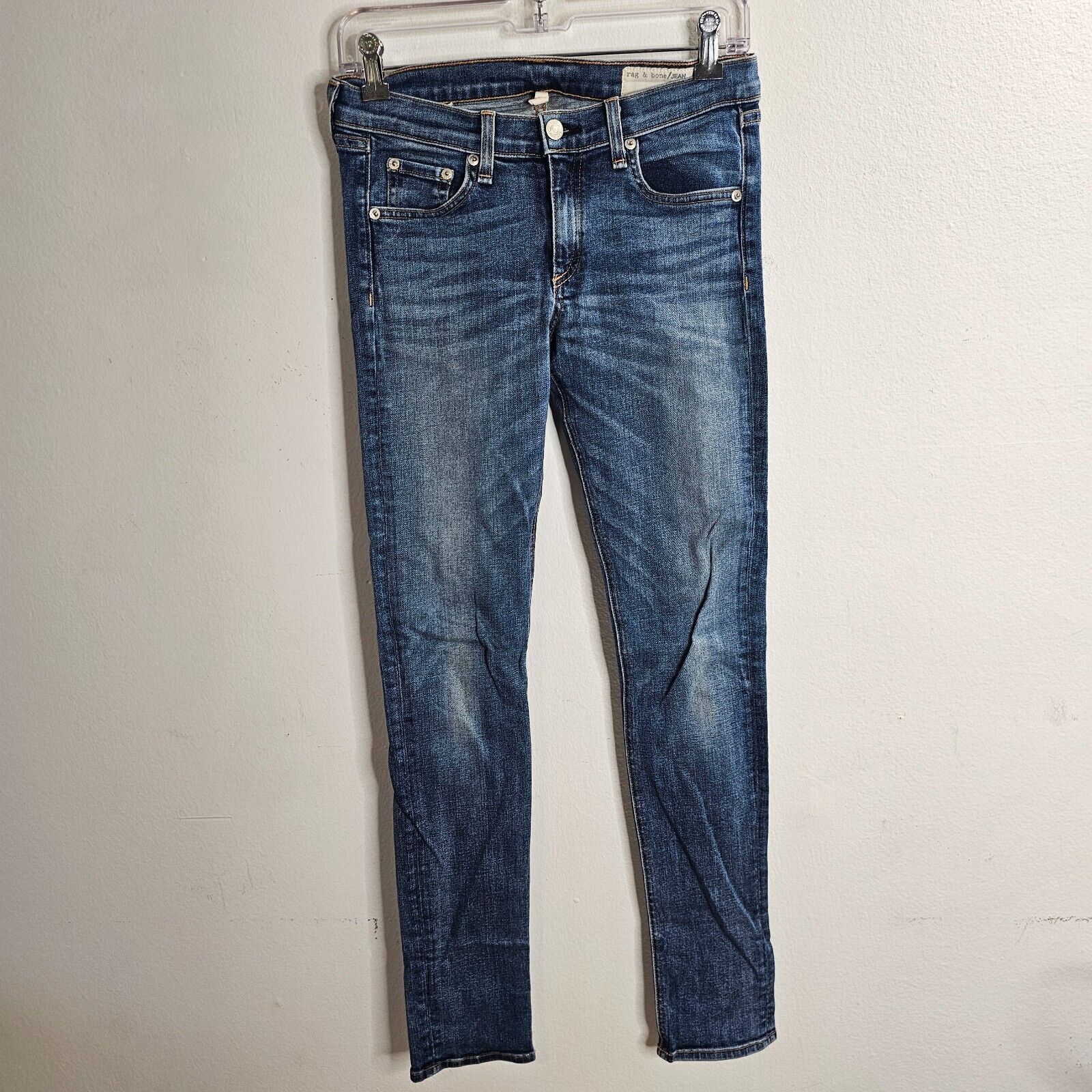 Rag & Bone Rag & Bone Brimfield Low Rise Skinny Jeans Intentional Fade Size 27" / US 4 / IT 40 - 1 Thumbnail