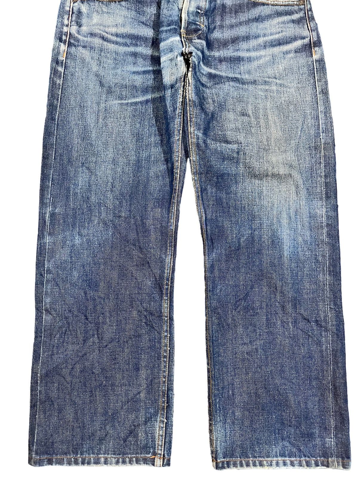 Adidas Vintage Adidas Flower Baggy Selvedge Denim Size US 33 - 4 Thumbnail