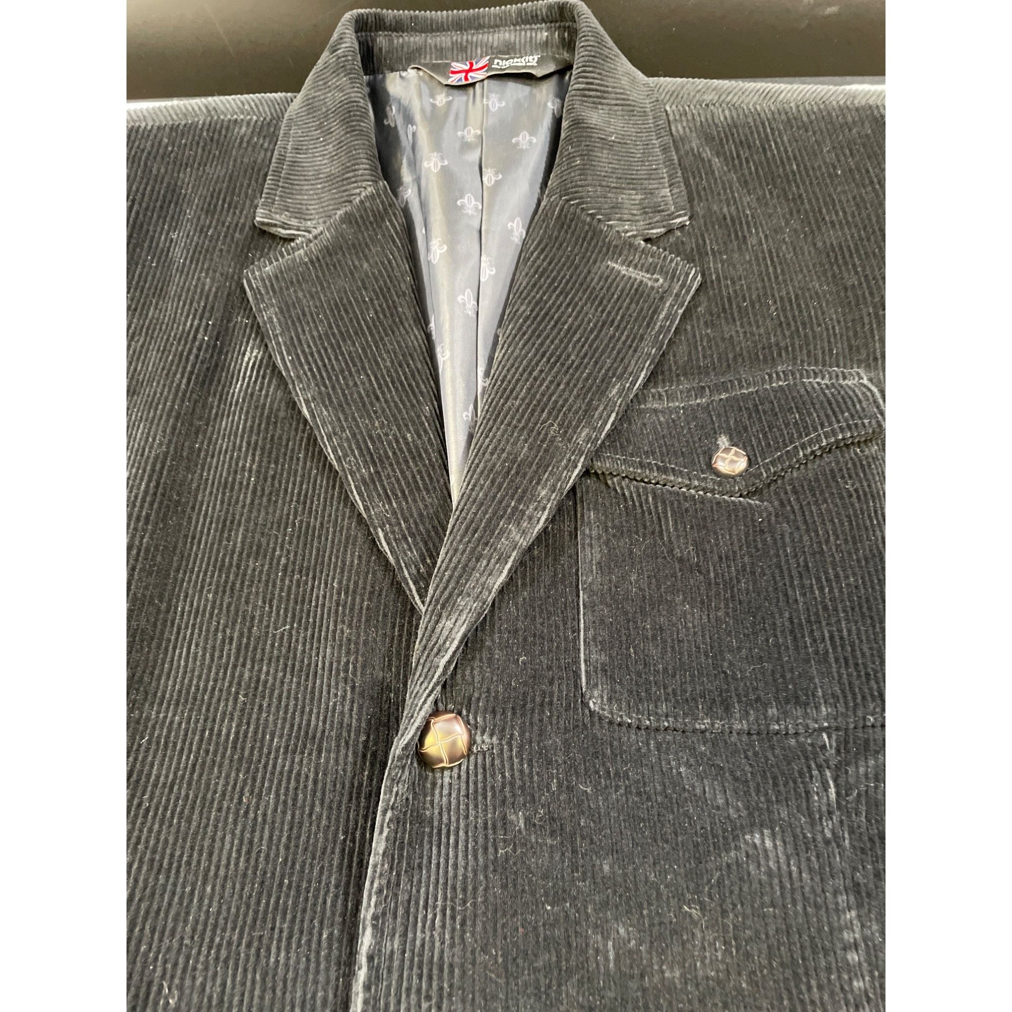 Other Nick It Men's Black Corduroy Blazer / Sports Coat Size XL SK Size 42R - 5 Thumbnail