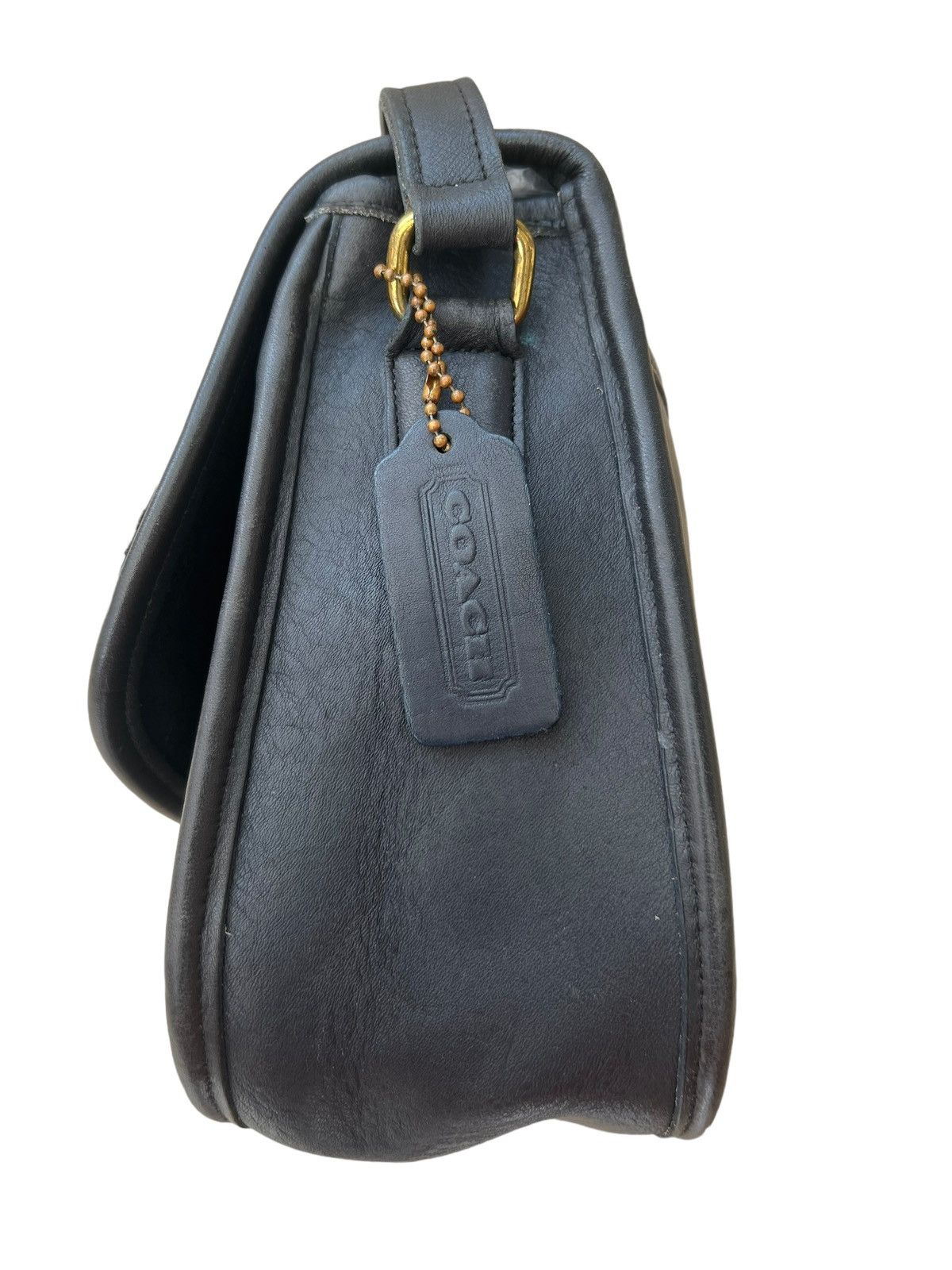 Coach Vintage Coach Usa Made Patina Cowhide Leather Shoulder Bag Size ONE SIZE - 15 Thumbnail