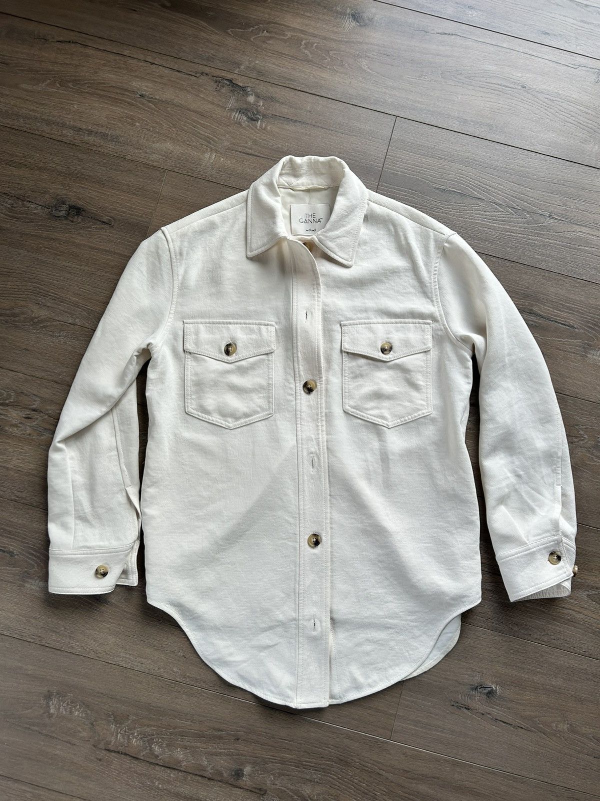 Aritzia Aritzia ecru shirt jacket oversized XS S M Size XS / US 0-2 / IT 36-38 - 3 Thumbnail