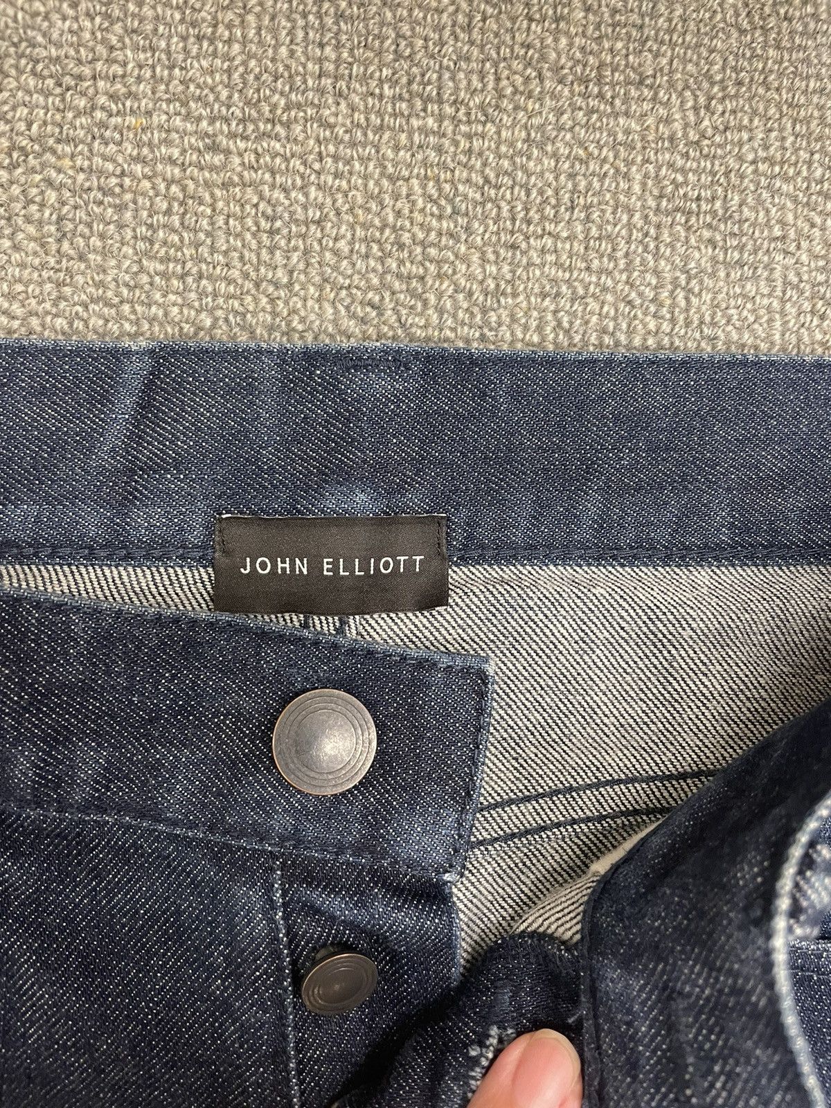 John Elliott John Elliott Dark Blue Skinny Jeans Size US 28 / EU 44 - 2 Thumbnail