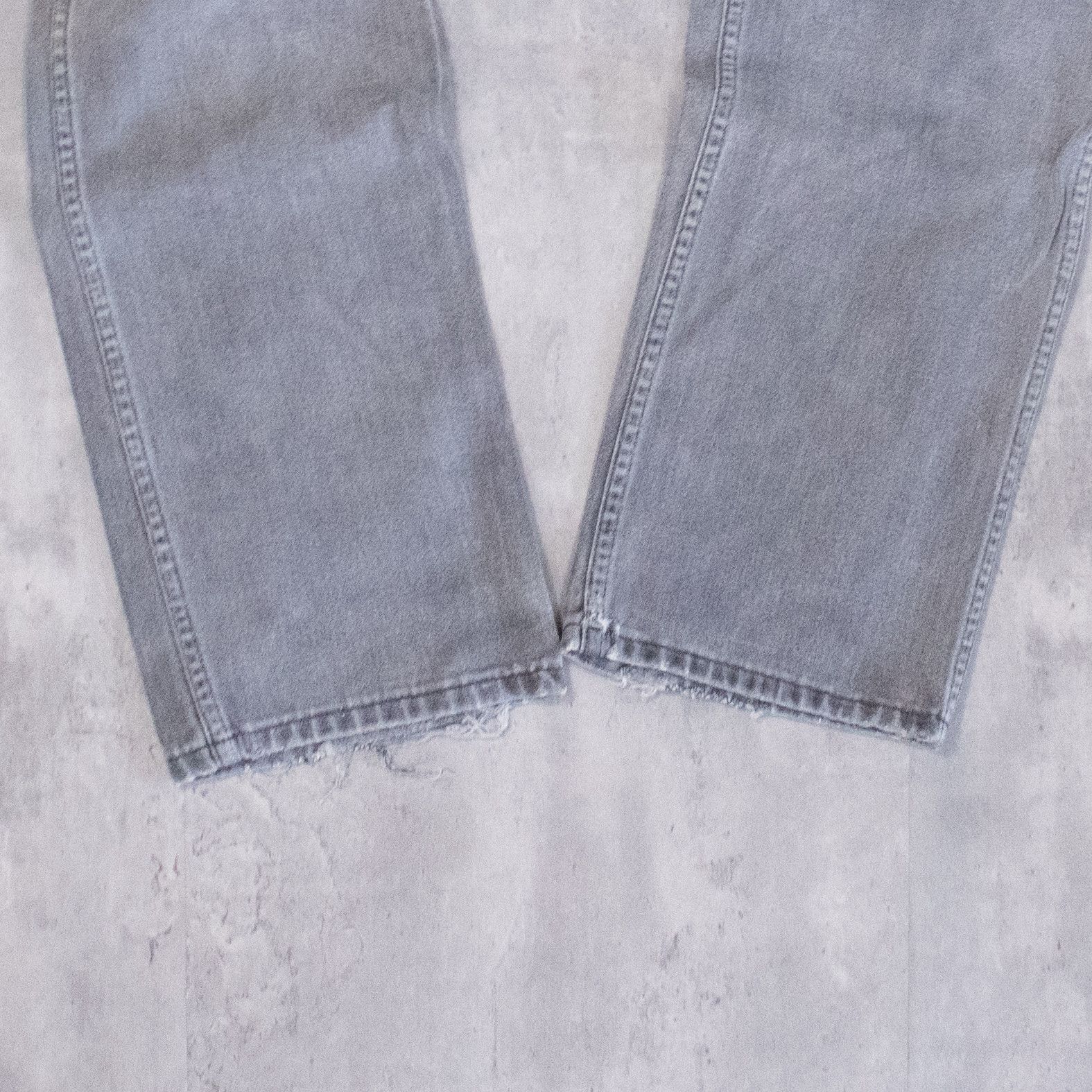 Mustang × Vintage Vintage 1990’s Mustang Faded Charcoal Grey Denim Size US 34 / EU 50 - 4 Thumbnail