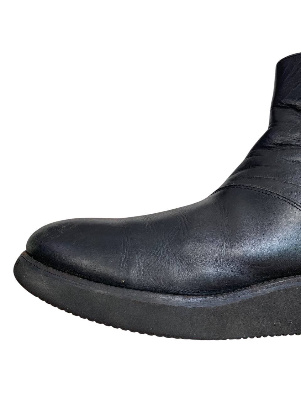 Lad Musician Lad Musician Back Zipper Leather Ankle Boots Size US 11.5 / EU 44-45 - 18 Thumbnail