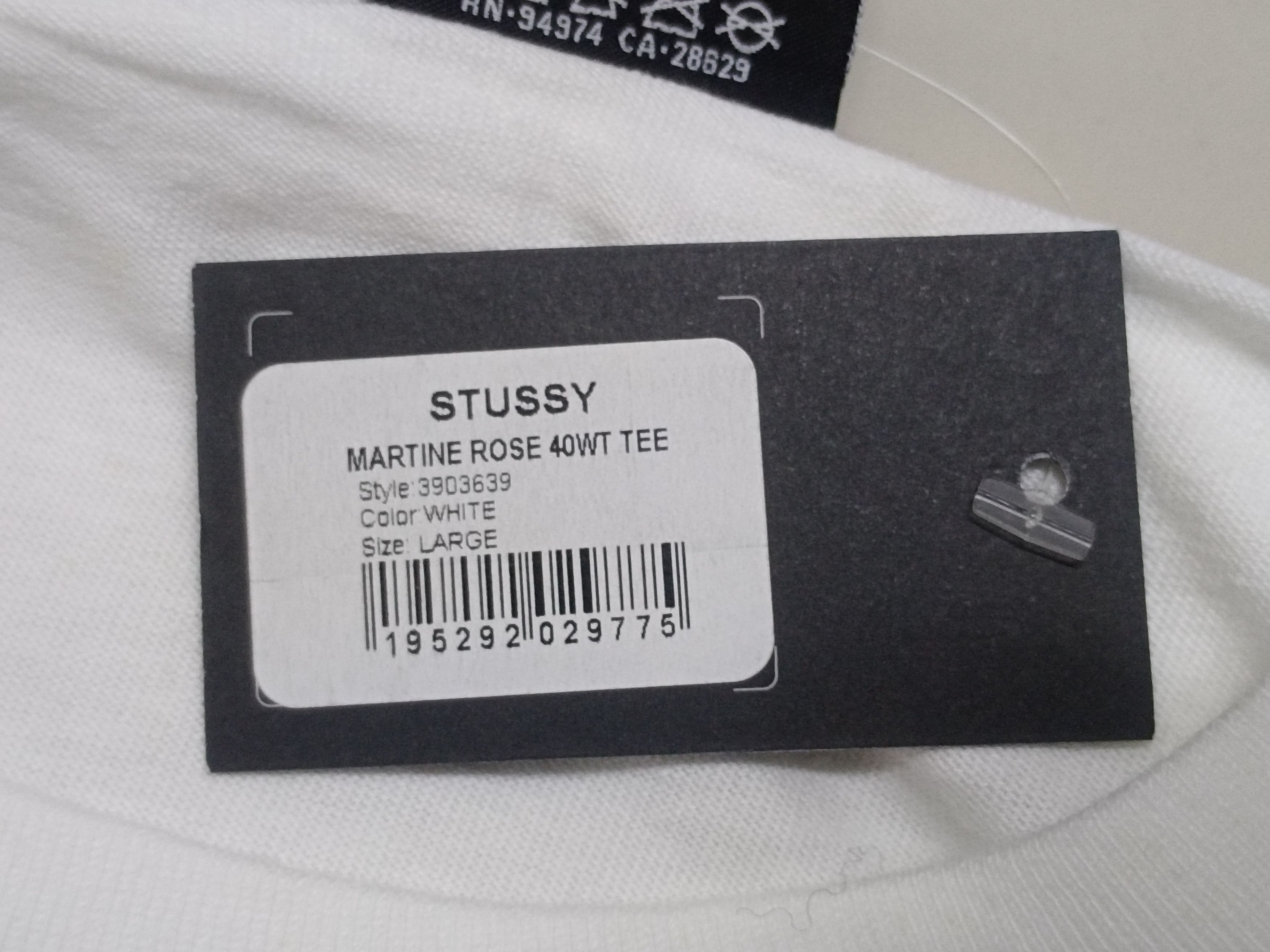 Hypebeast Rare Stussy X Martine Rose 40th Anniversary Tshirt Size US L / EU 52-54 / 3 - 7 Thumbnail