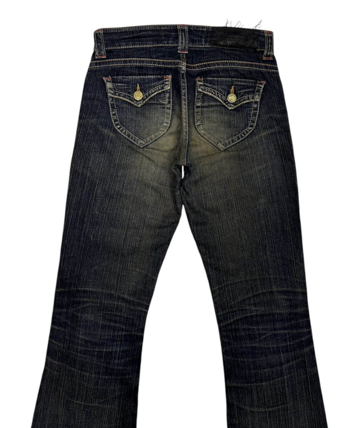 Edwin Flare Jeans C-SEVENTEEN Dark Denim Jean Bootcut Size 29" - 8 Thumbnail